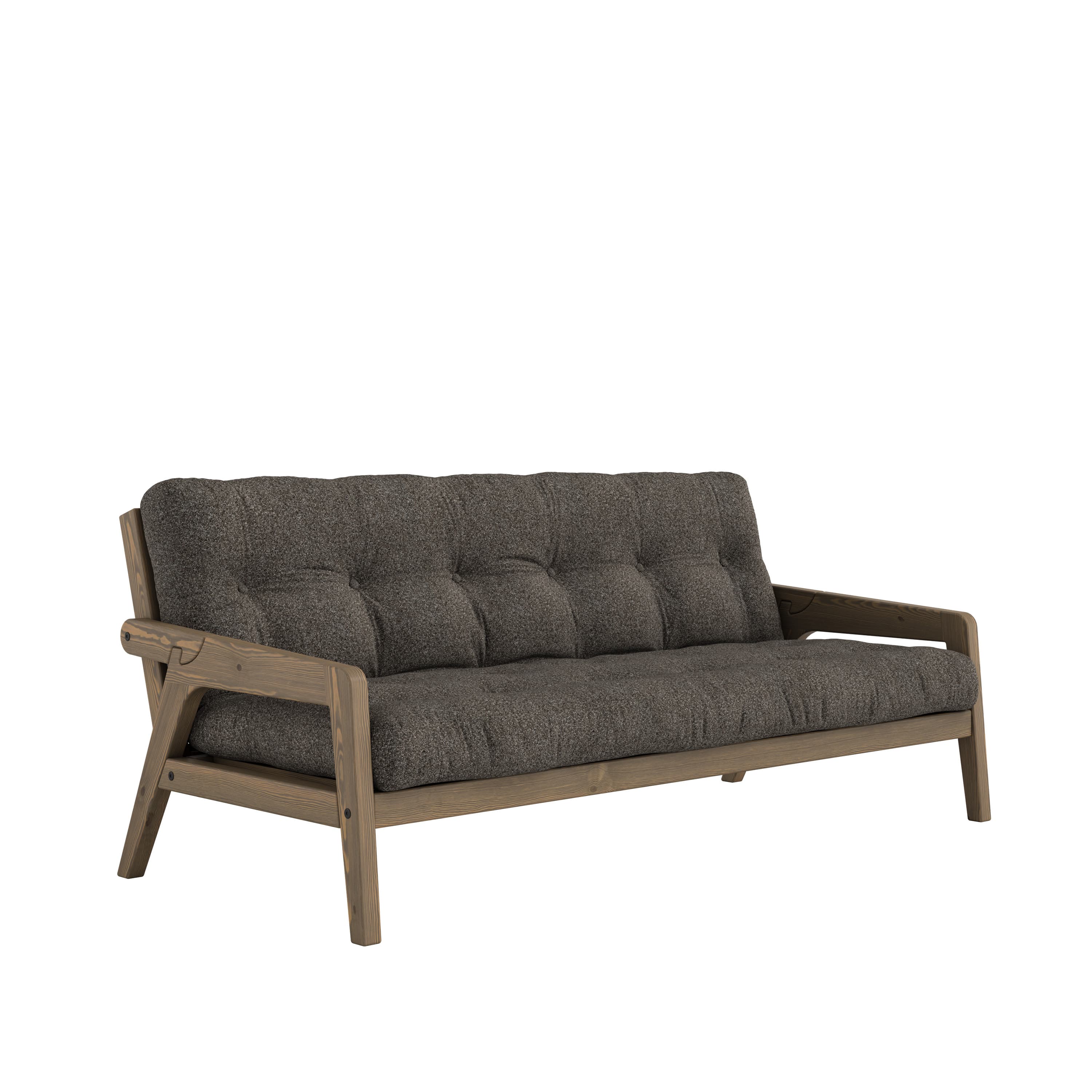 Grab Vuodesohva Carob Brown Lacquered/Mellow Brown 204cm