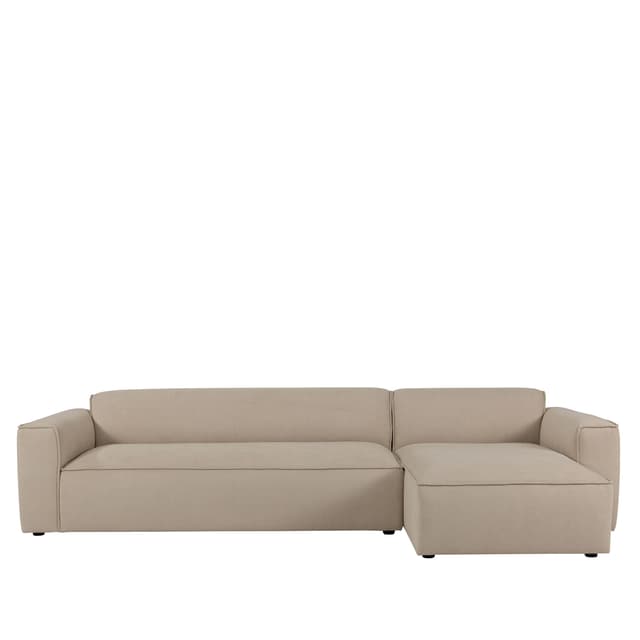 Bobbie 4-istuttava divaanisohva oikealla Beige 322 cm