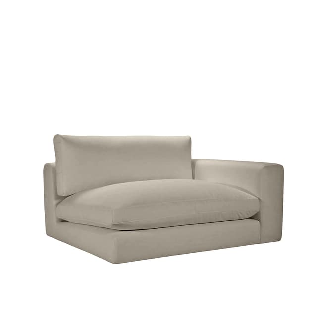 Capri 1,5-istuttava sohvaosa oikea käsinoja Taupe 142cm