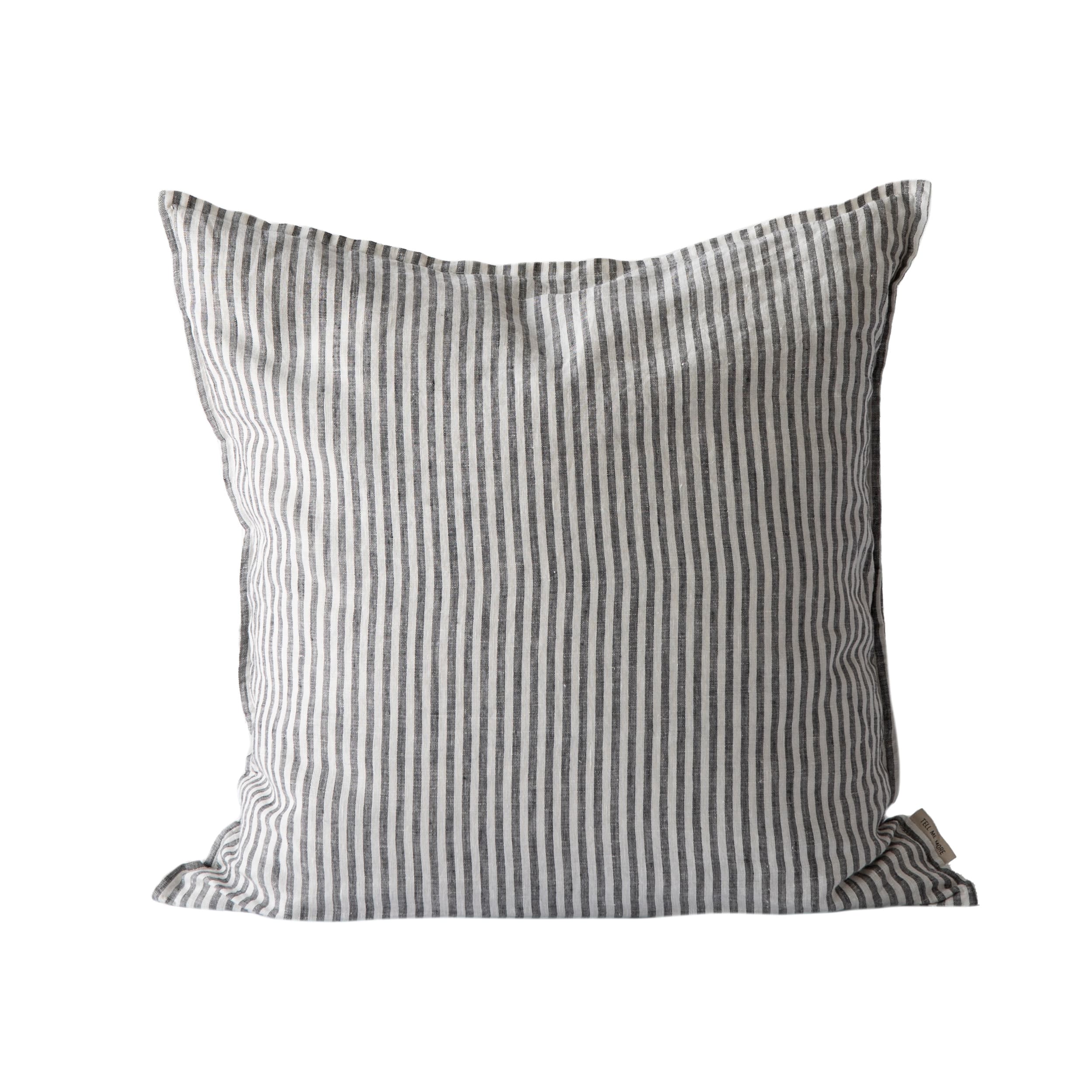 Tyynynpäällinen pellava grey/white 50x50
