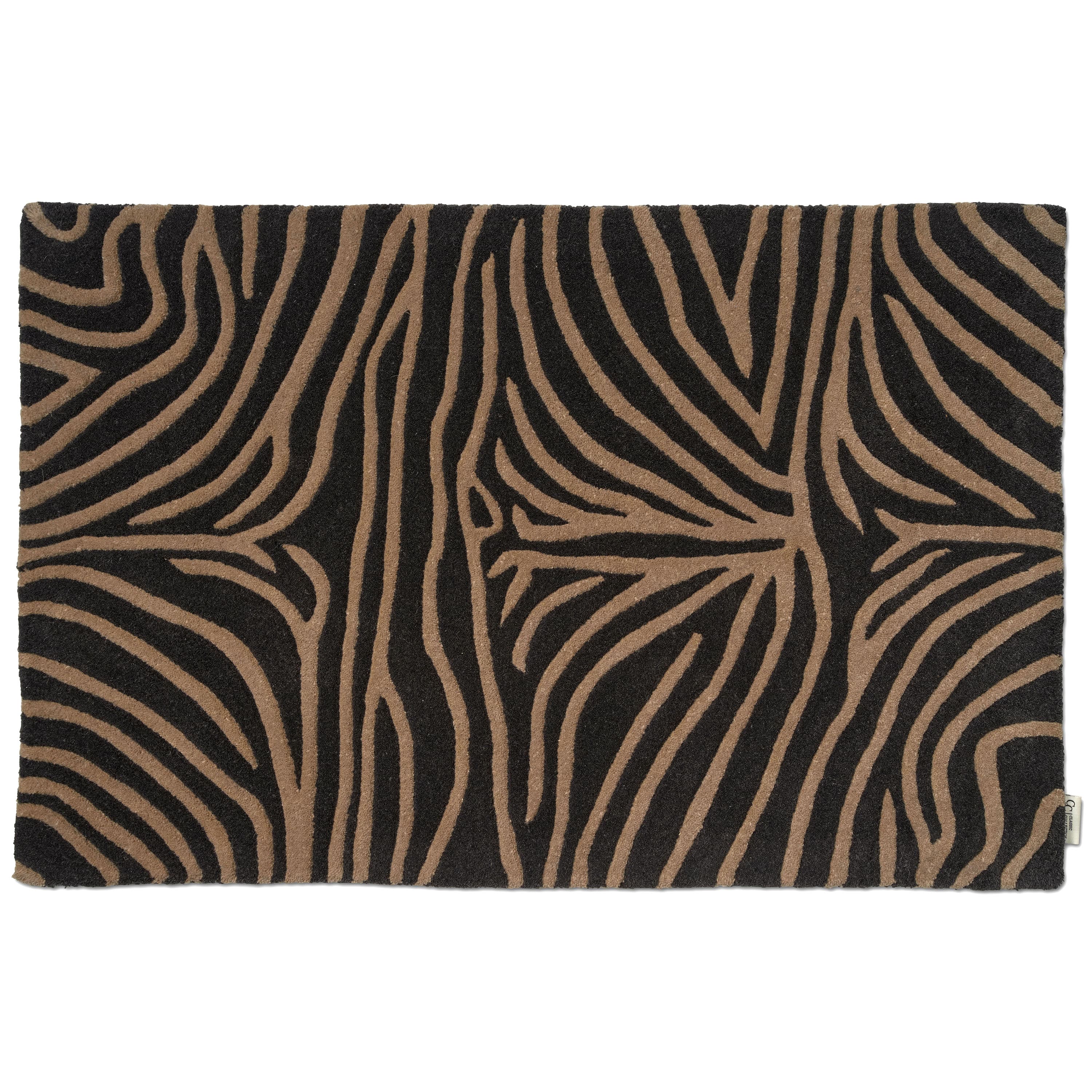 Zebra Ovimatto Hiilenharmaa 60x90