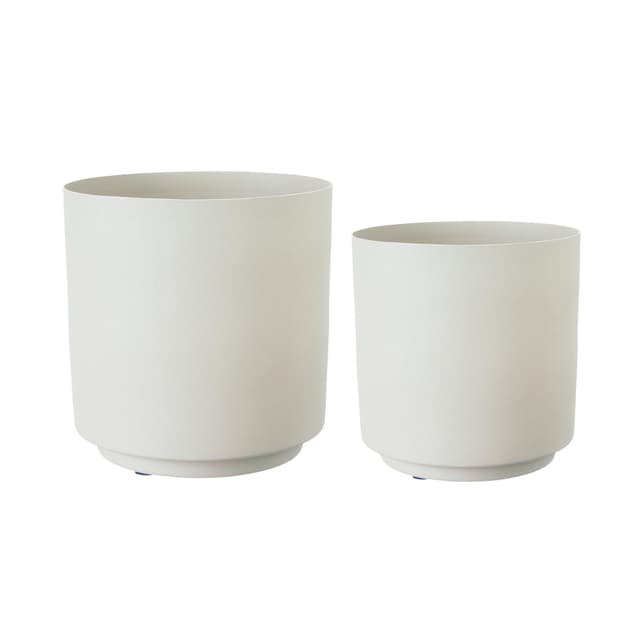 Malia ruukku 2-pack valkoinen