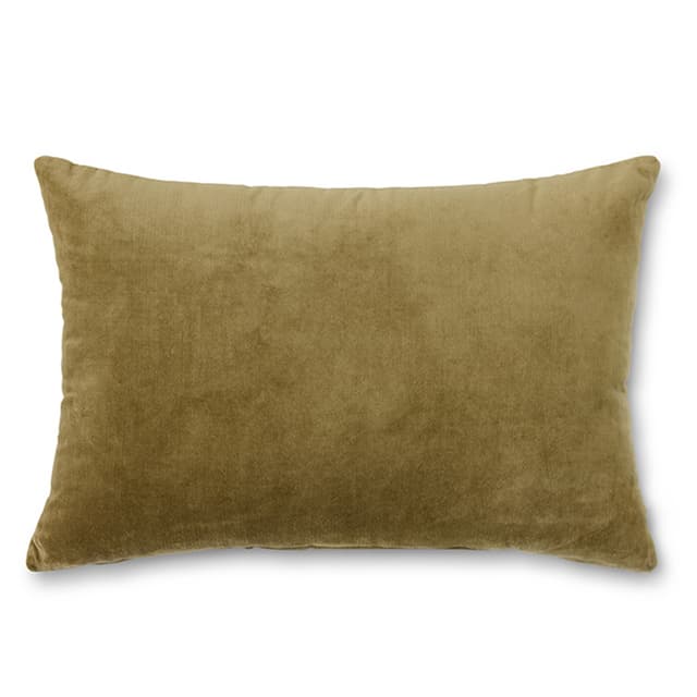 Velvet Koristetyyny Army Green 60x40