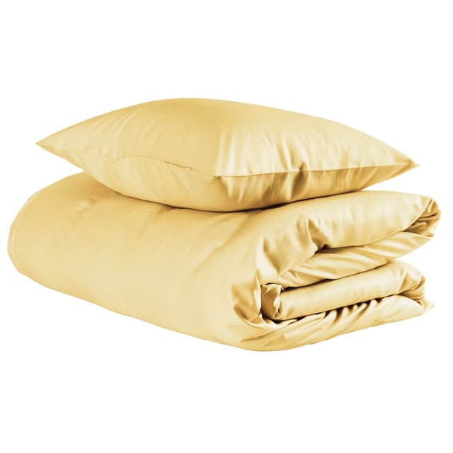 Pussilakanasetti Bambu Keltainen 150x210/50x60