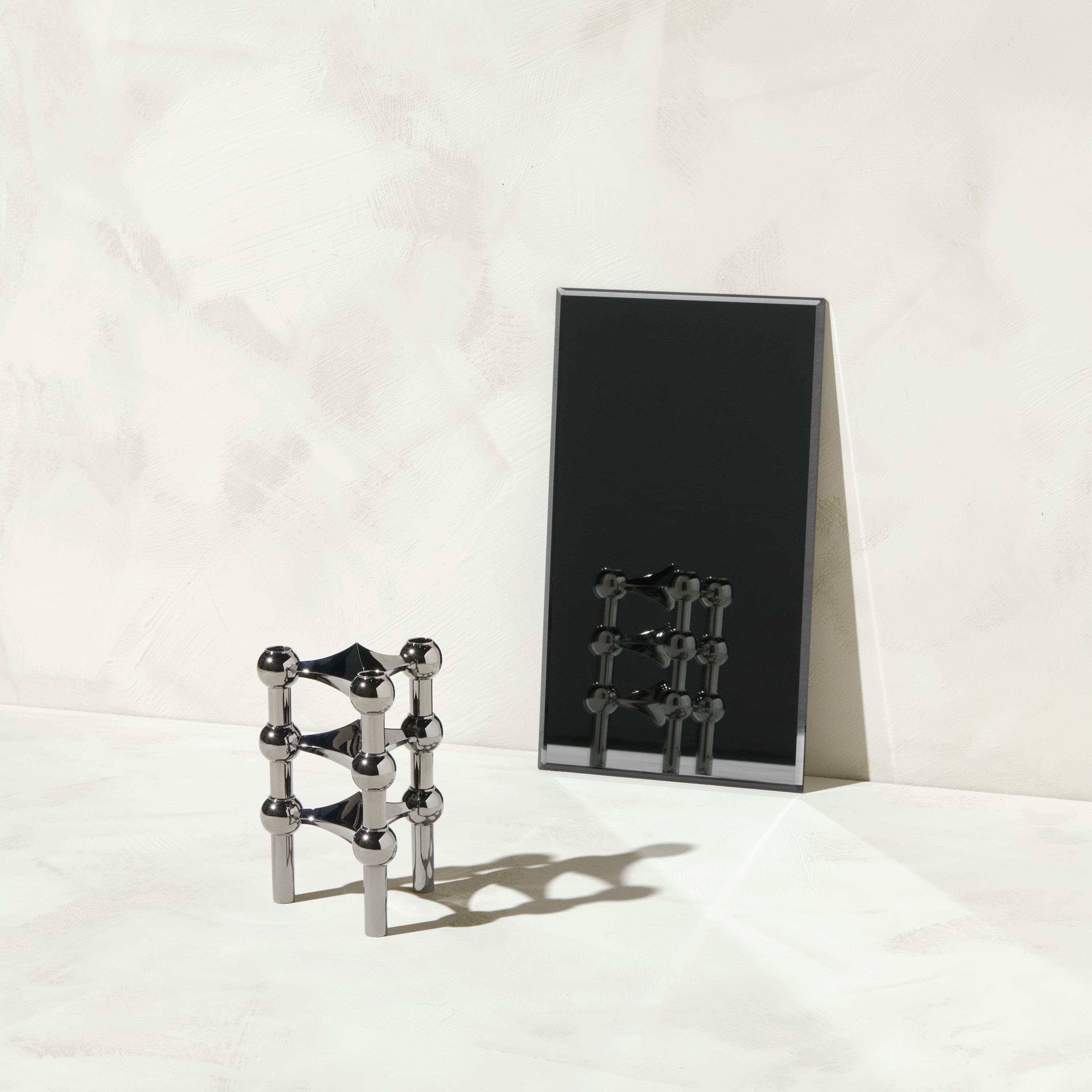 STOFF Nagel Kynttilänjalka Black Chrome