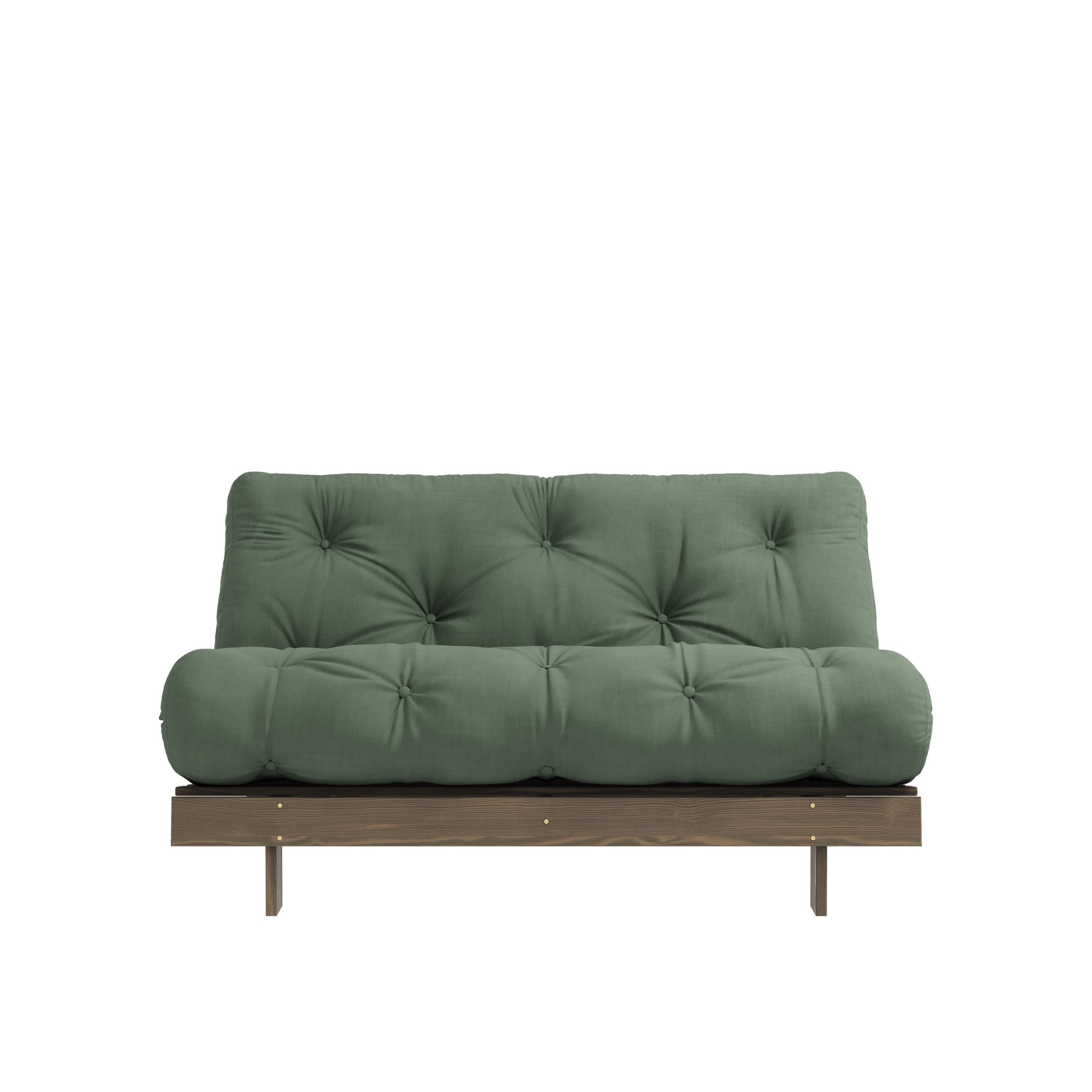 Roots Vuodesohva Ruskea/Olive Green 140cm