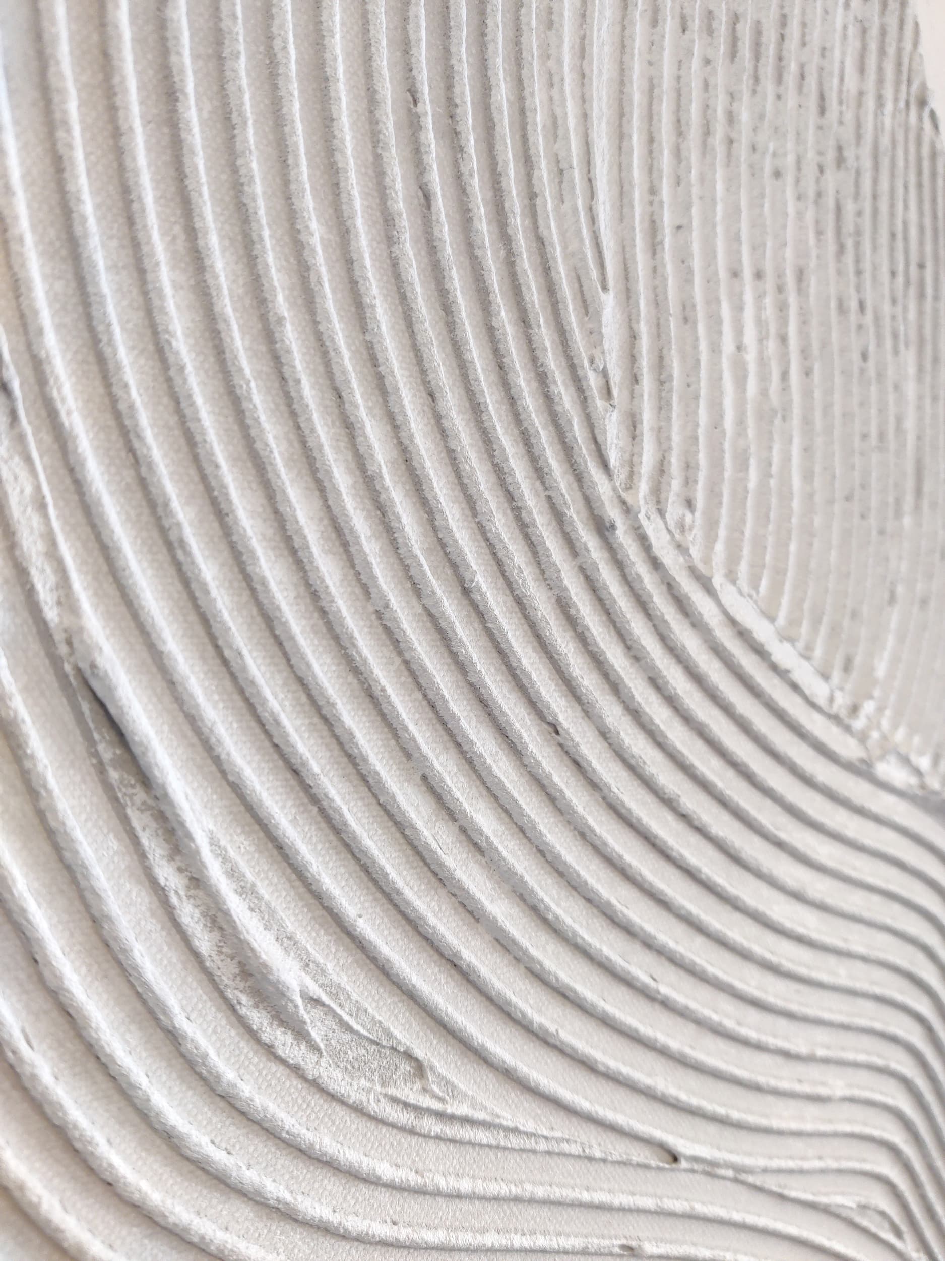White Sculpture 1 Taulu No Frame 90x120cm