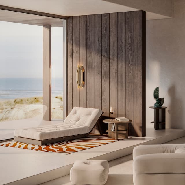 Roots Nojatuoli Ruskea/Dark Grey 90cm