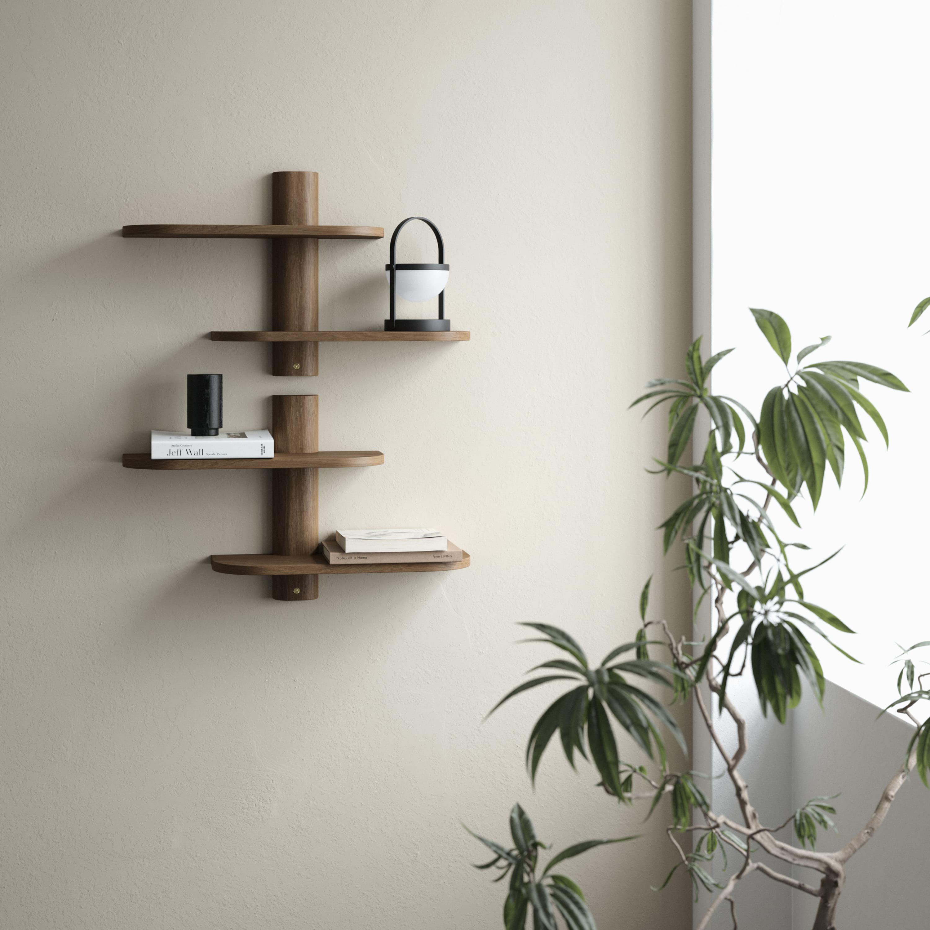 Bend Seinähylly Savustettu Öljytty Tammi 50x40