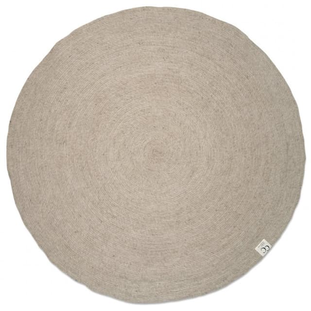 Merino pyöreä villamatto Oat Ø 200
