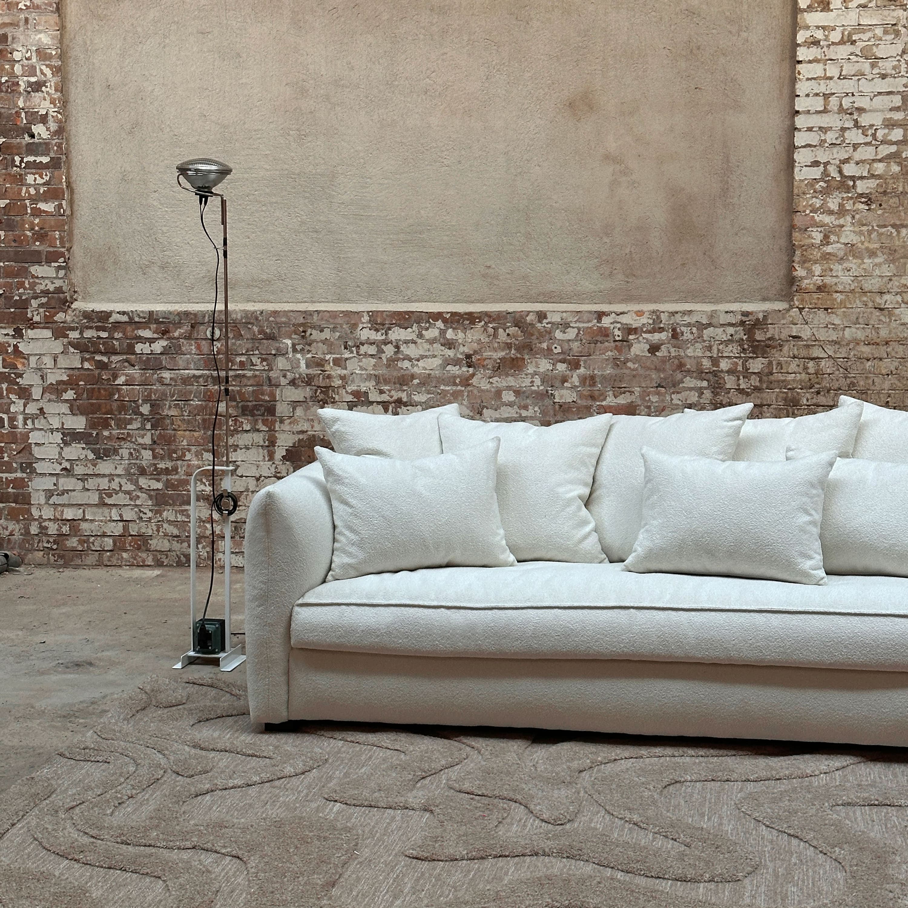 Cornell-sohva Bouclé Classic Offwhite 225cm