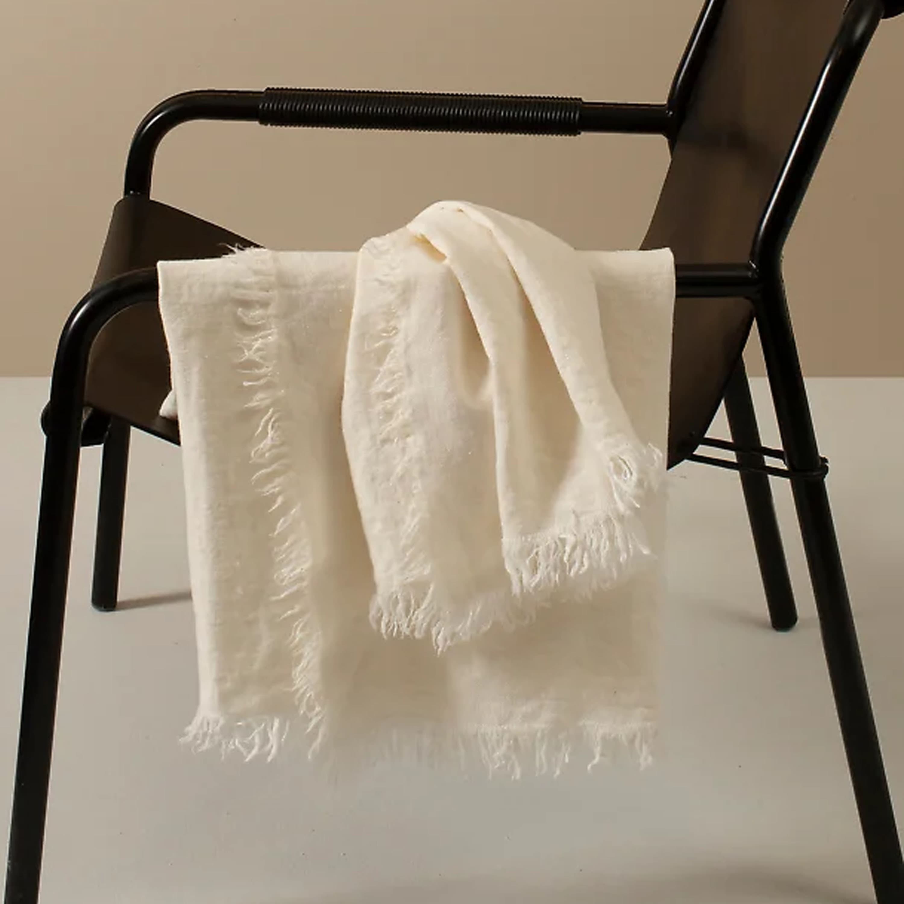 Merlin torkkupeitto pellava offwhite