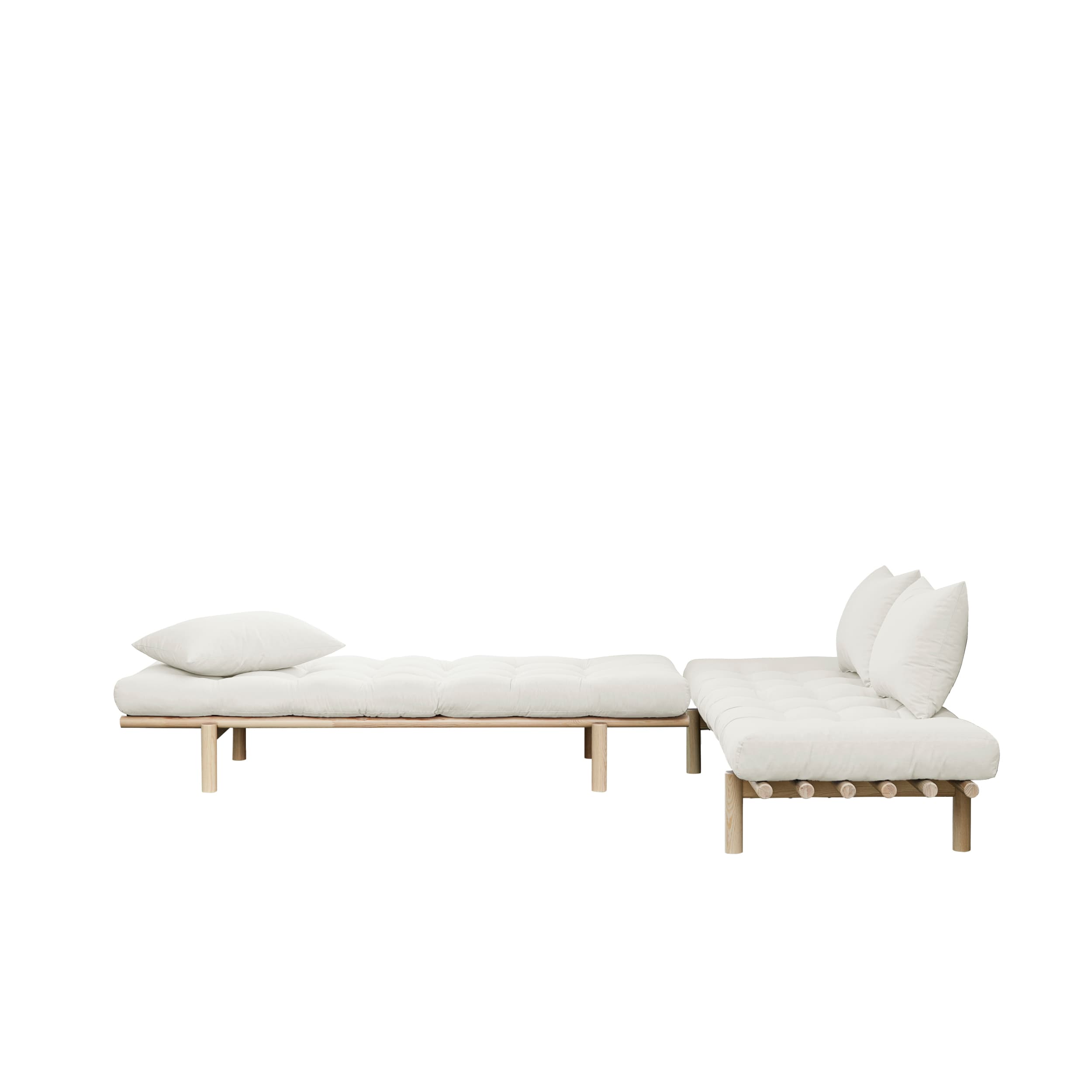 Pace Sohvasänky Luonnonväri/White 200 cm