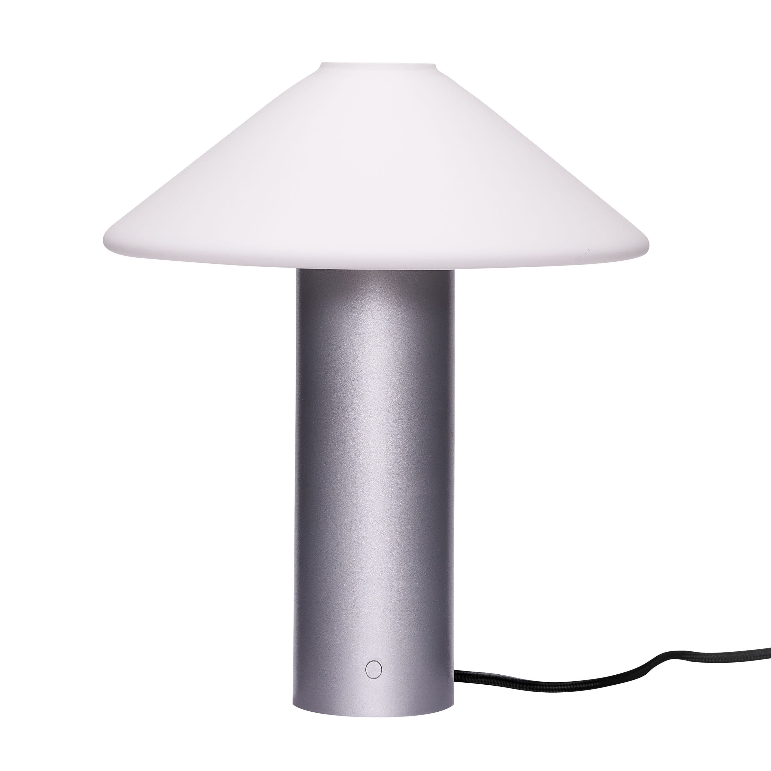 Orbit Pöytälamppu Metallic Silver 40cm