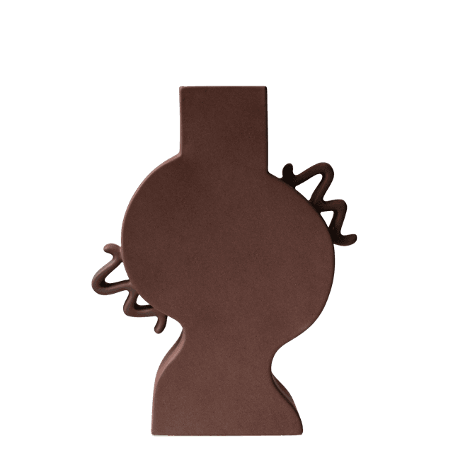 Flat Maljakko Brown 33 cm