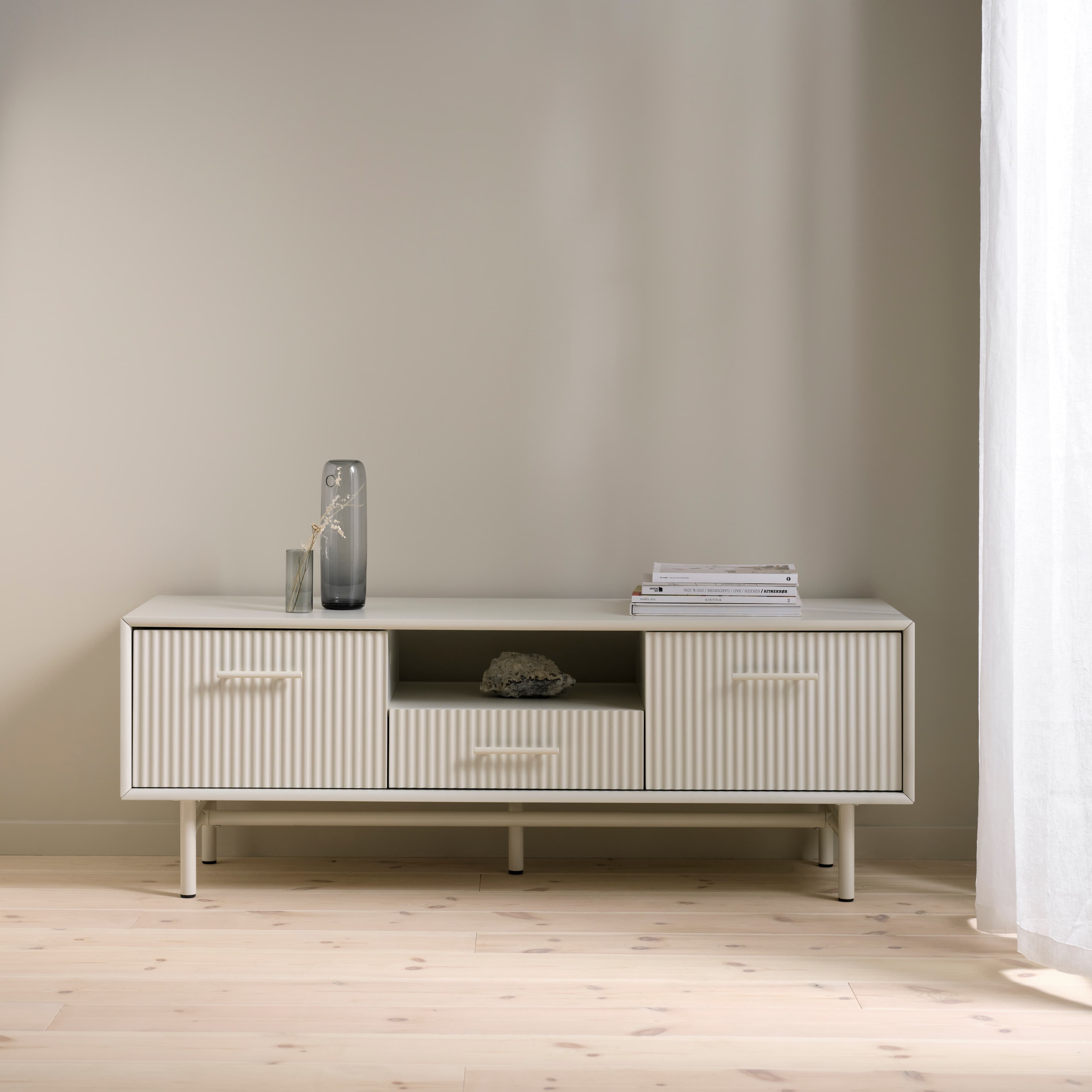 Julian TV-taso Greige 140cm