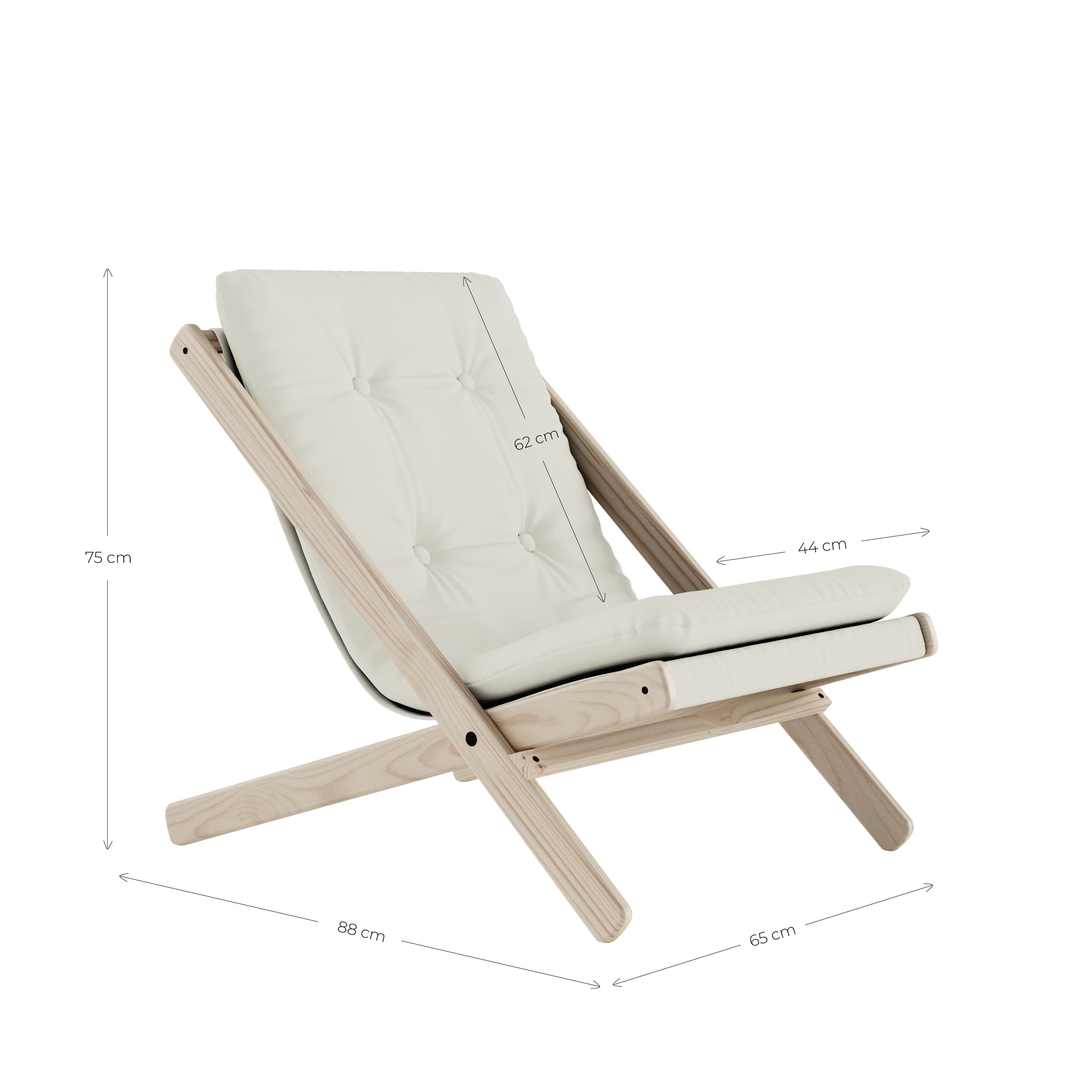 Boogie Loungetuoli Luonnollinen/Pellava