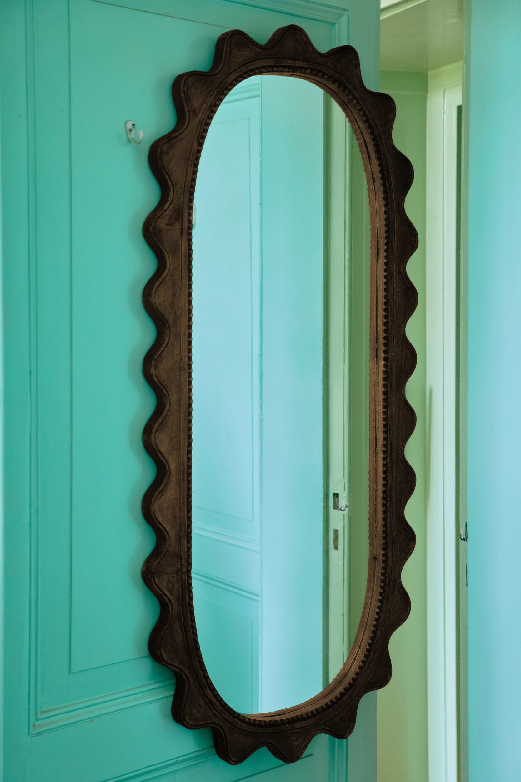 Wooden Ripple Peili 61x135
