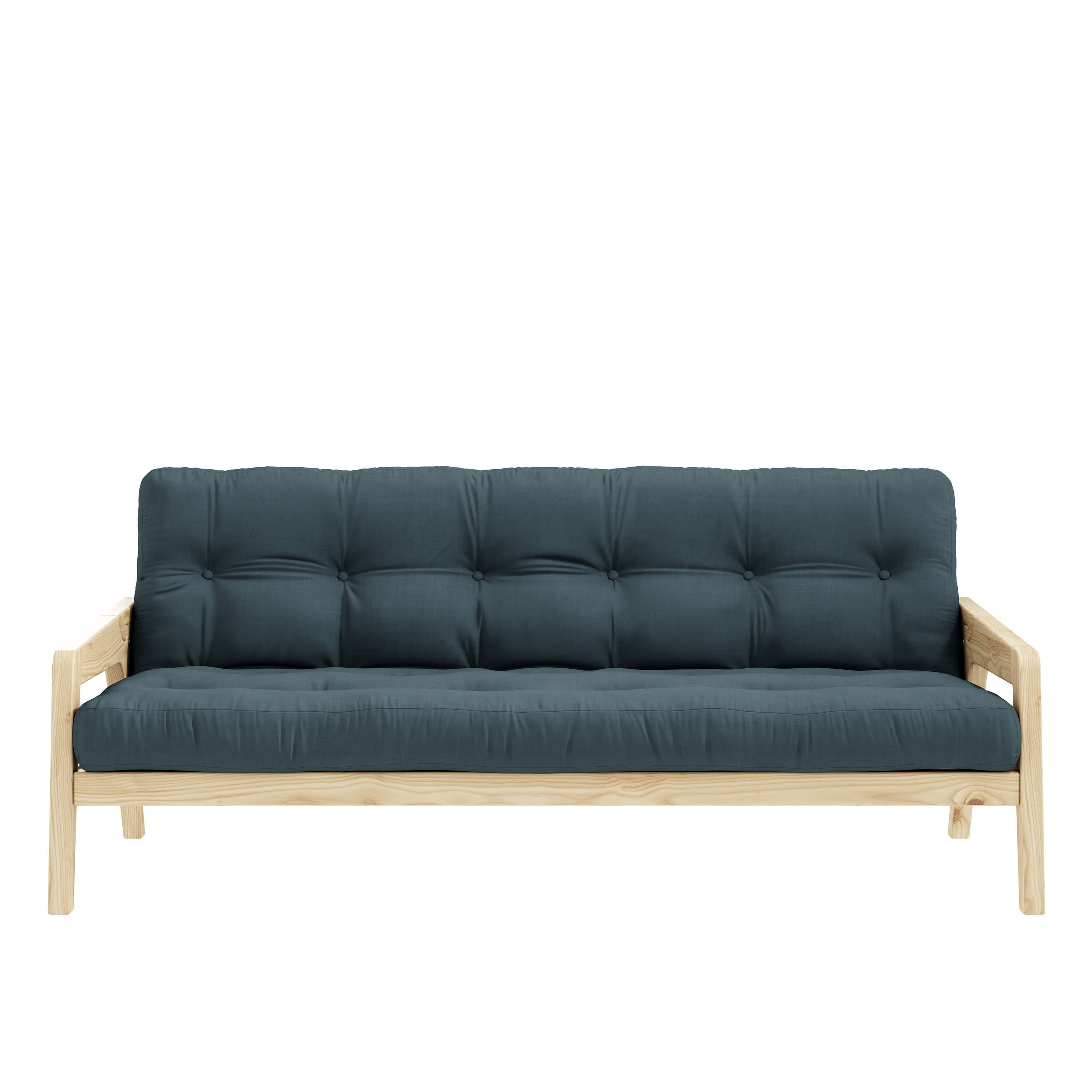 Grab Vuodesohva Nature/Petrol Blue 204cm