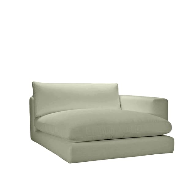 Capri 1,5-istuttava divaanimoduuli oikea käsinoja Green 142x184