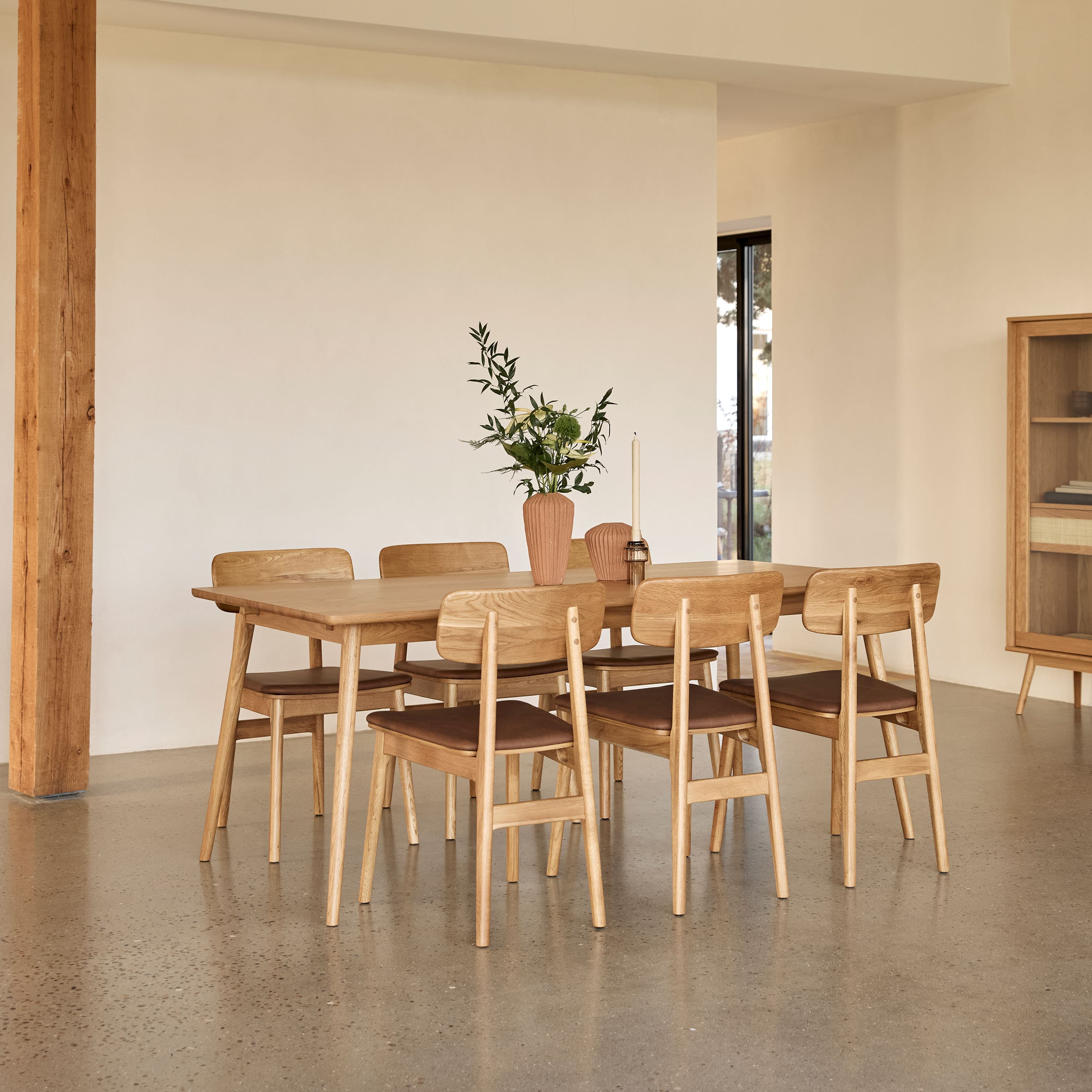 Sofia Ruokapöytä Natural Oak 190cm