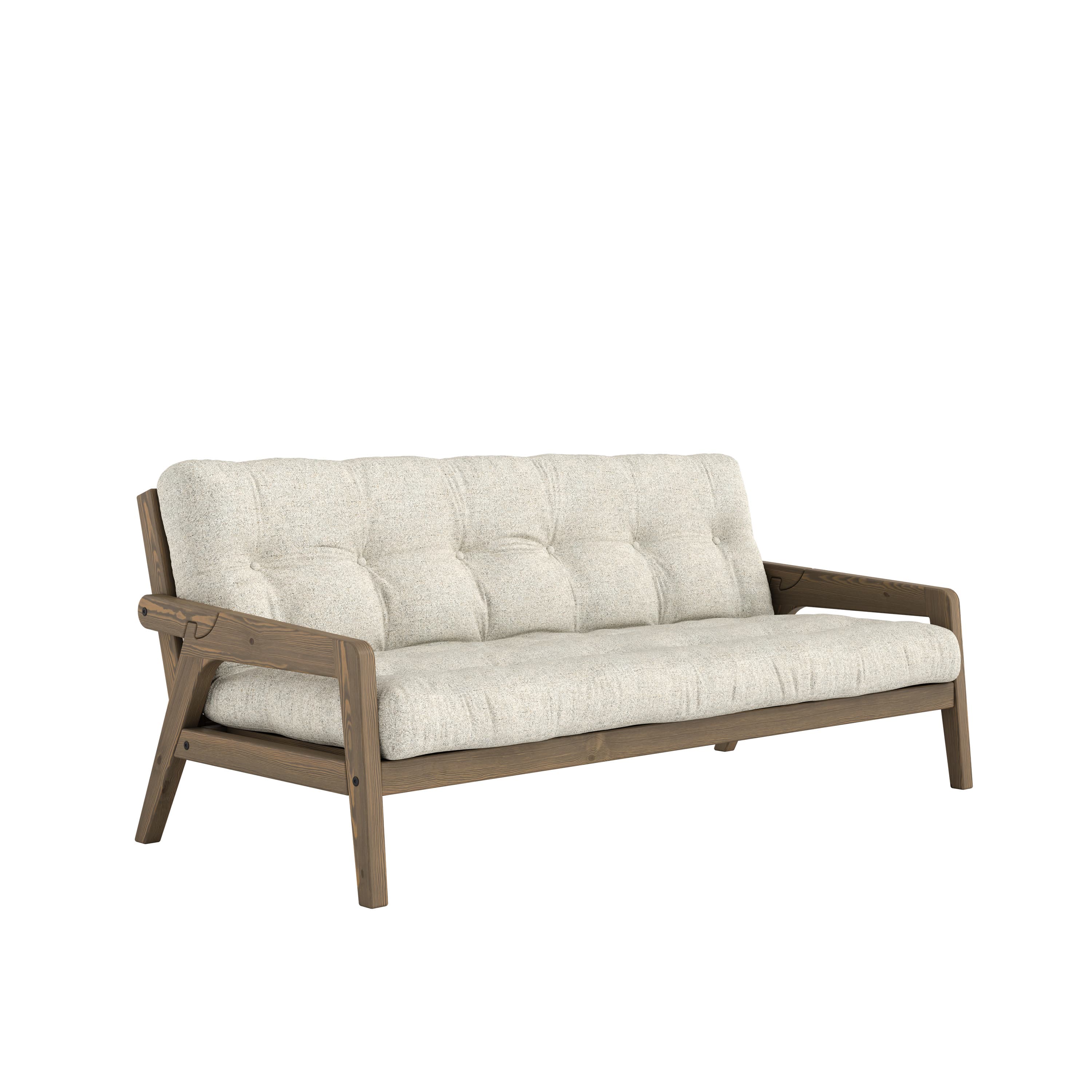 Grab Vuodesohva Carob Brown Lacquered/Soft Chalk 204cm