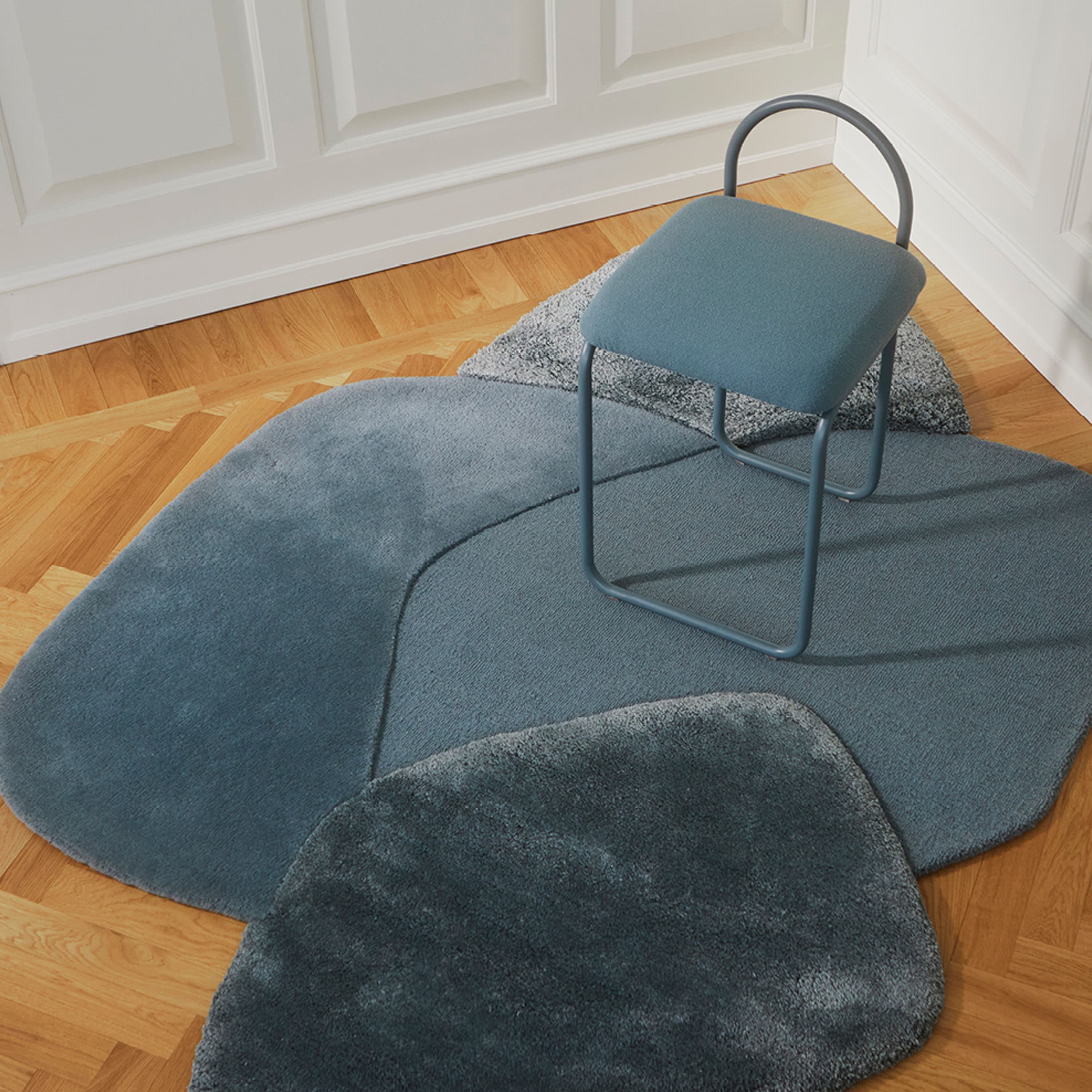Mola Viskoosimatto Dusty Blue 195x142