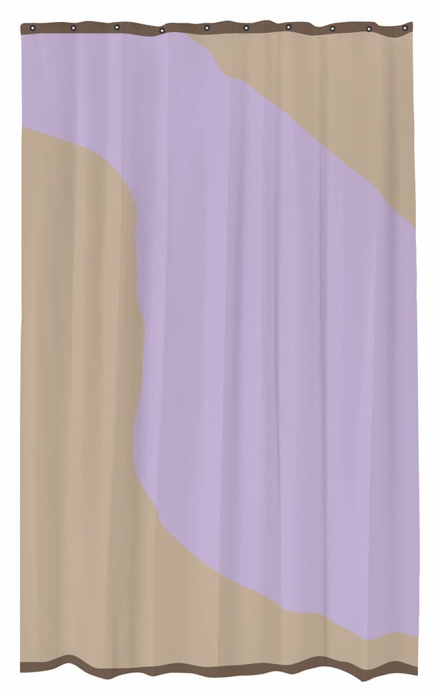 Nova Arte Suihkuverho Sand/Lilac