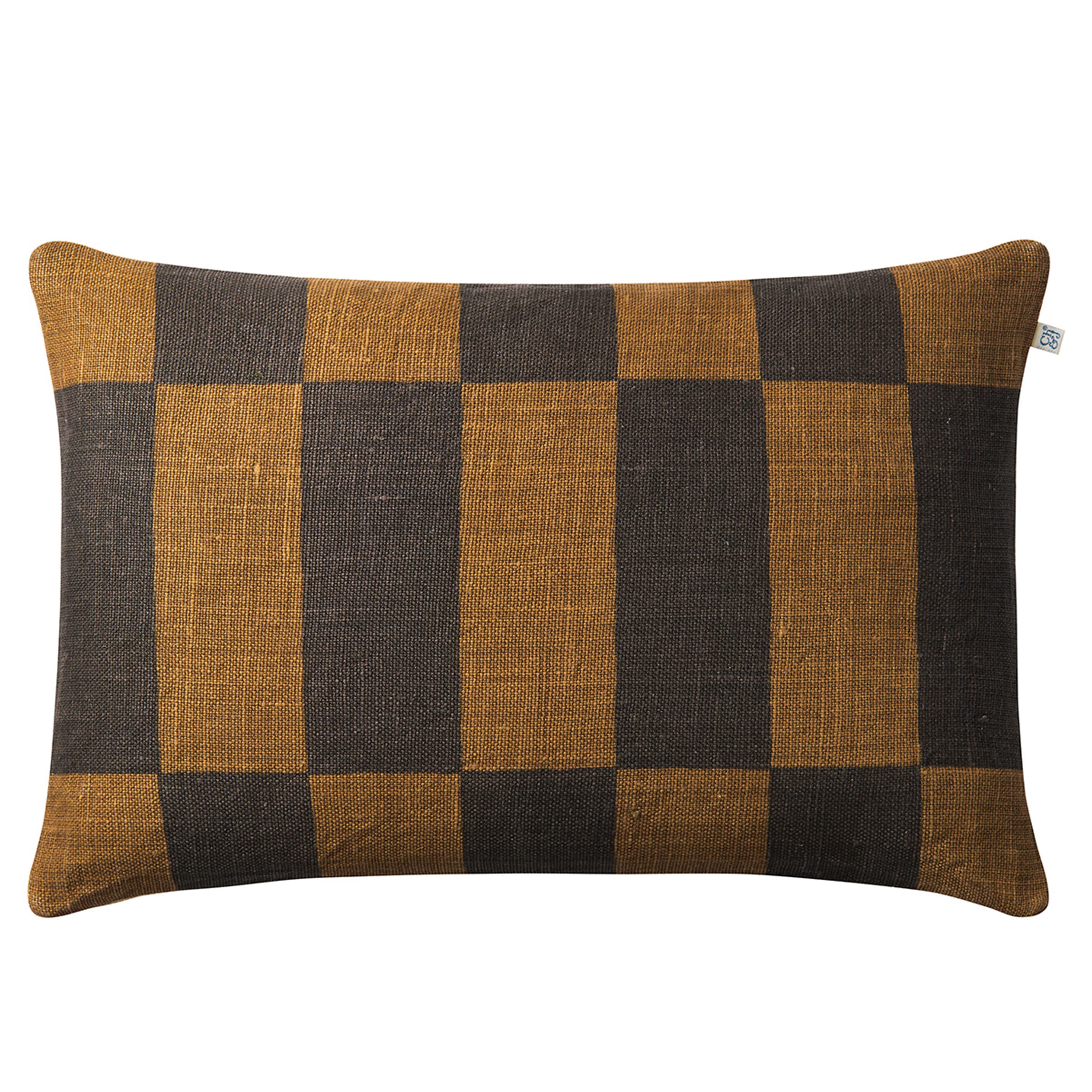 Samar Tyynynpäällinen Pellava Dark Brown/Taupe 40x60