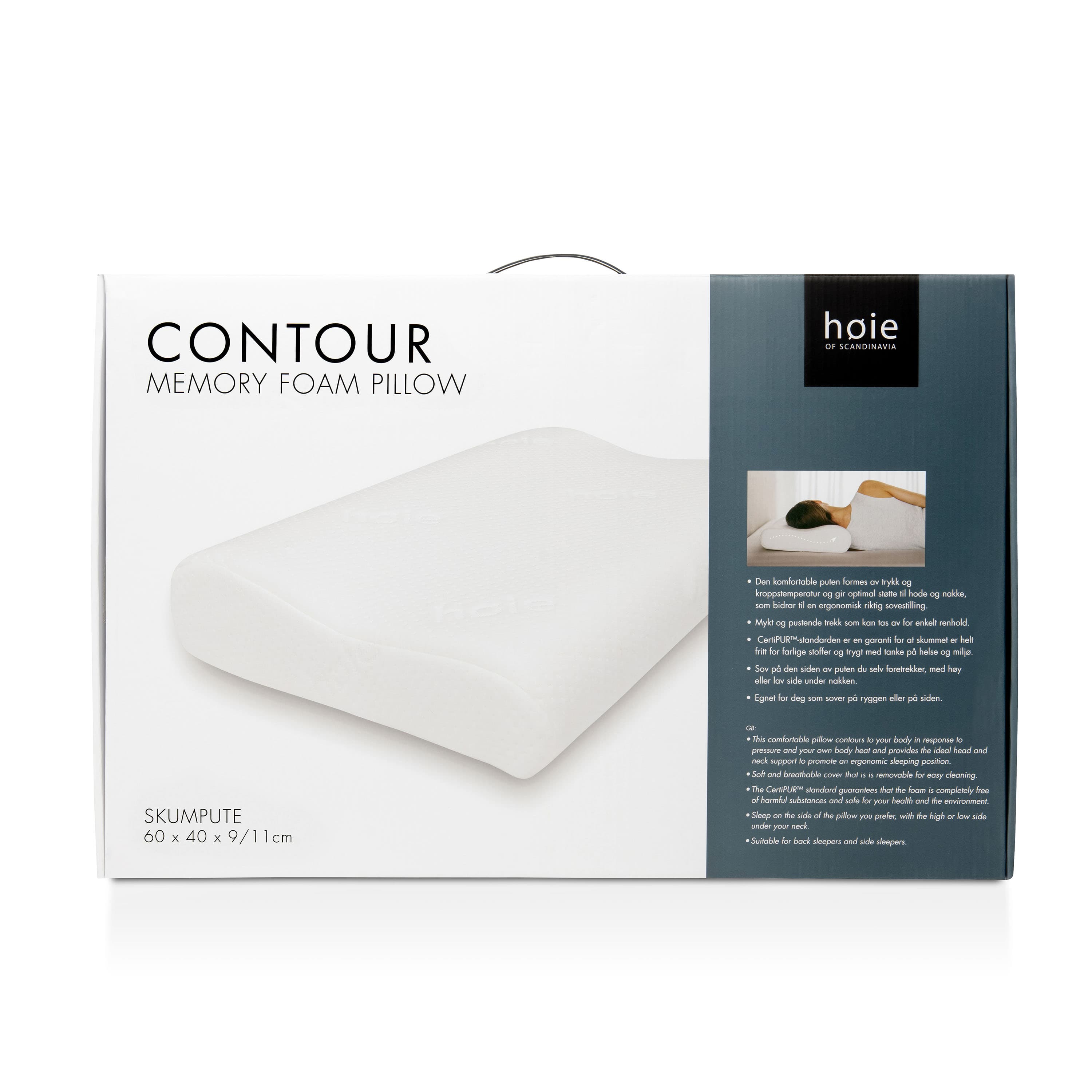 Contour Memory Foam Tyyny 40x60