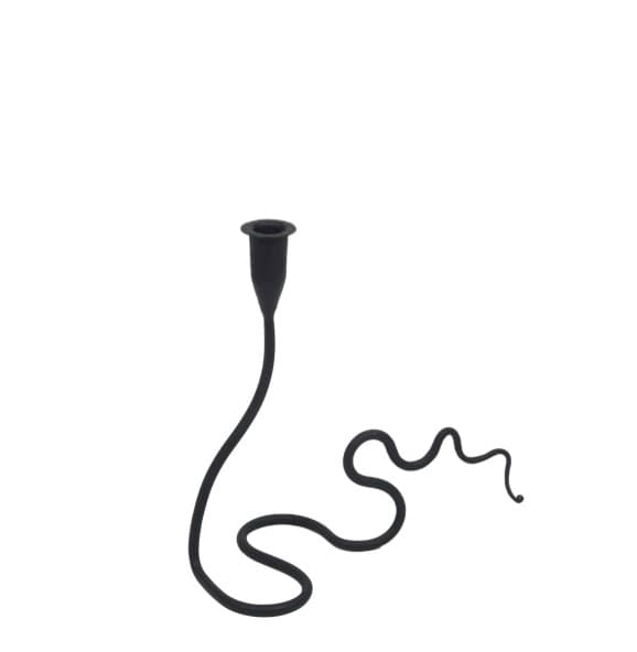 Kaa Kynttilänjalka Musta 26cm