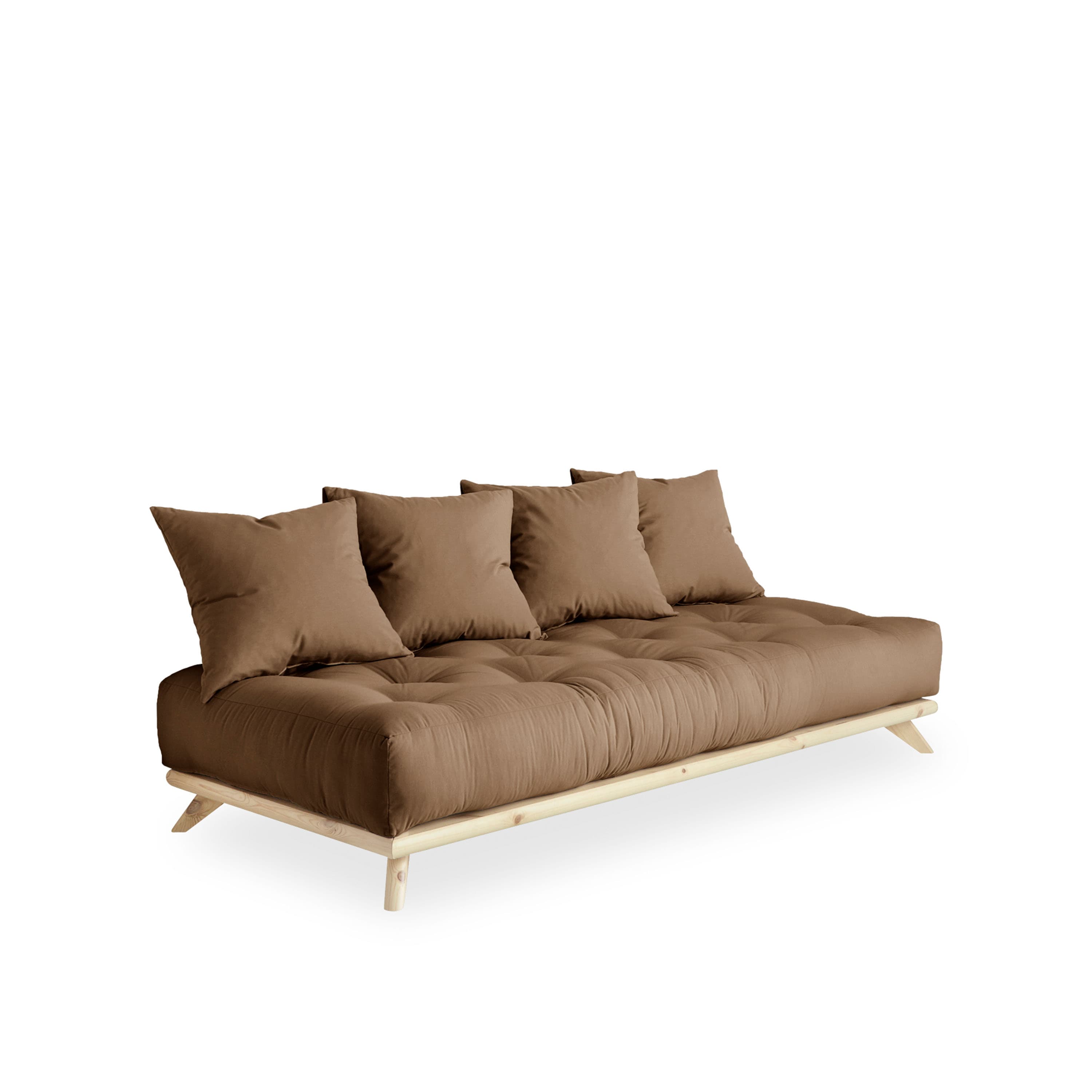 Senza Vuodesohva Luonnollinen/Mokka 200 cm