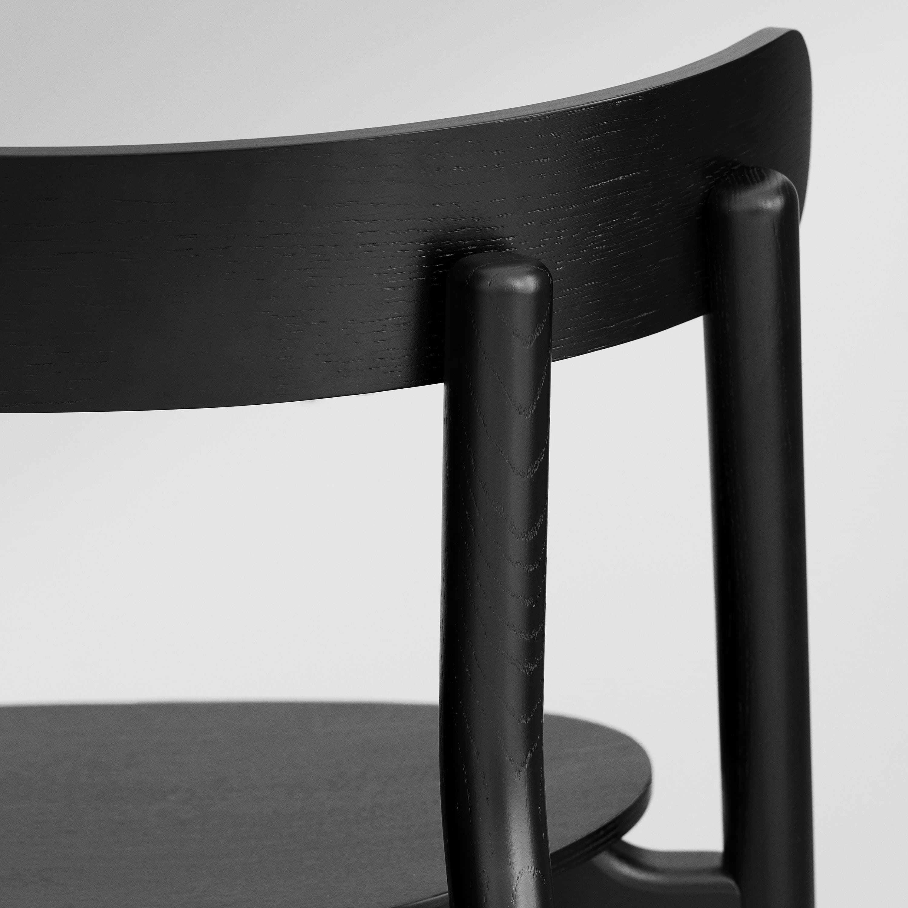 Oaki Ruokatuoli Brown Leather/Light Oak