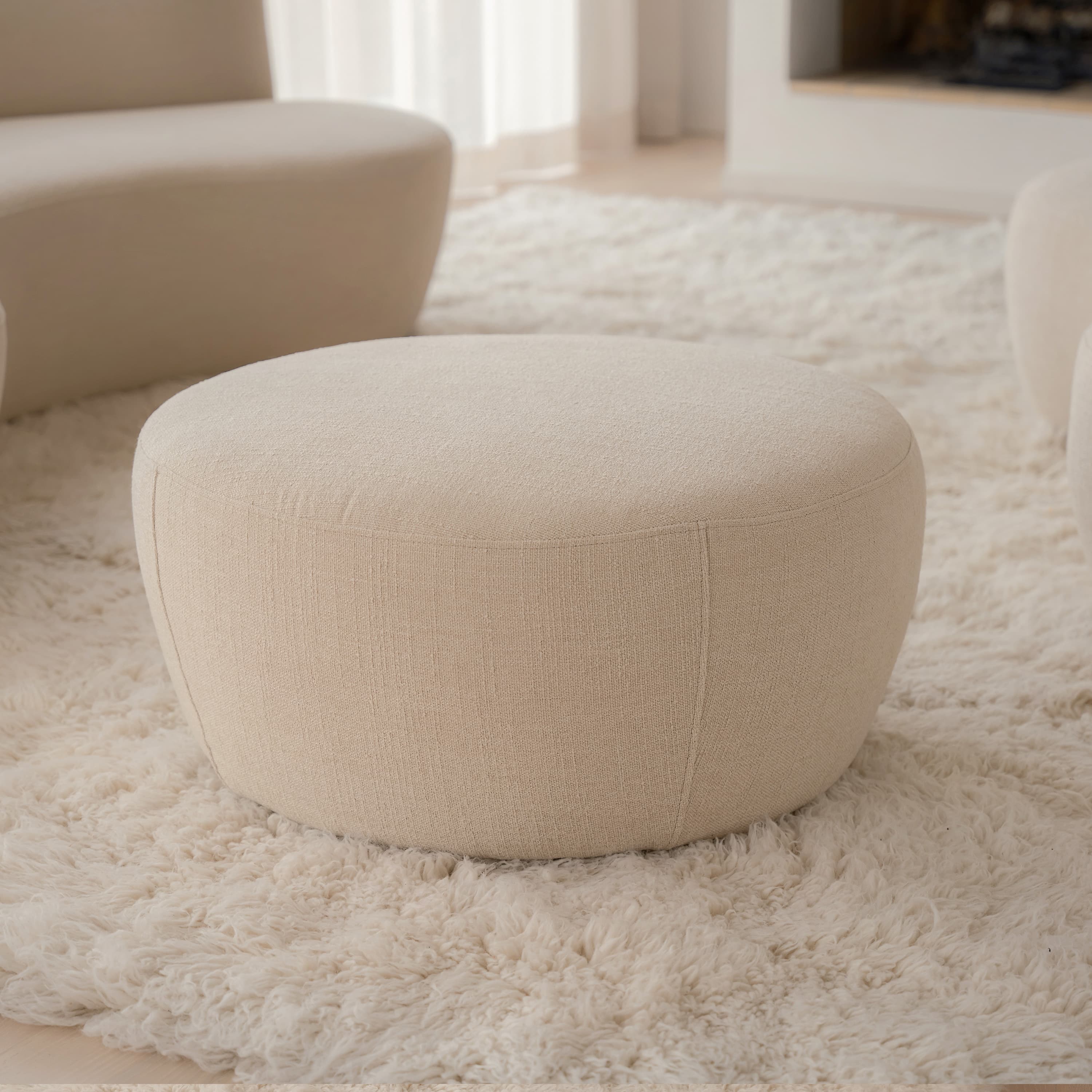 Moon Rahipalli Bouclé Beige 80cm