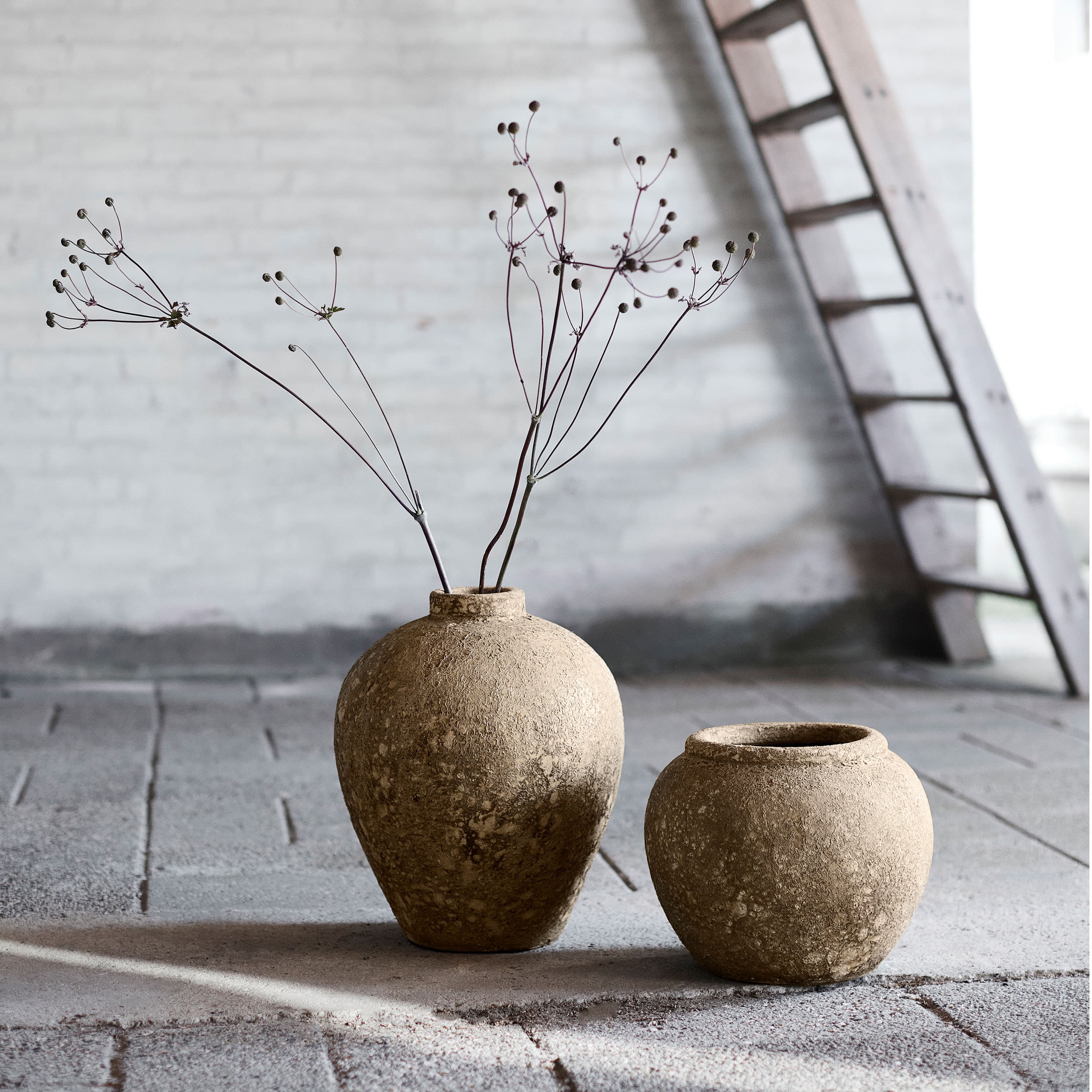 Luna Ruukku Beige Terrakotta Ø32