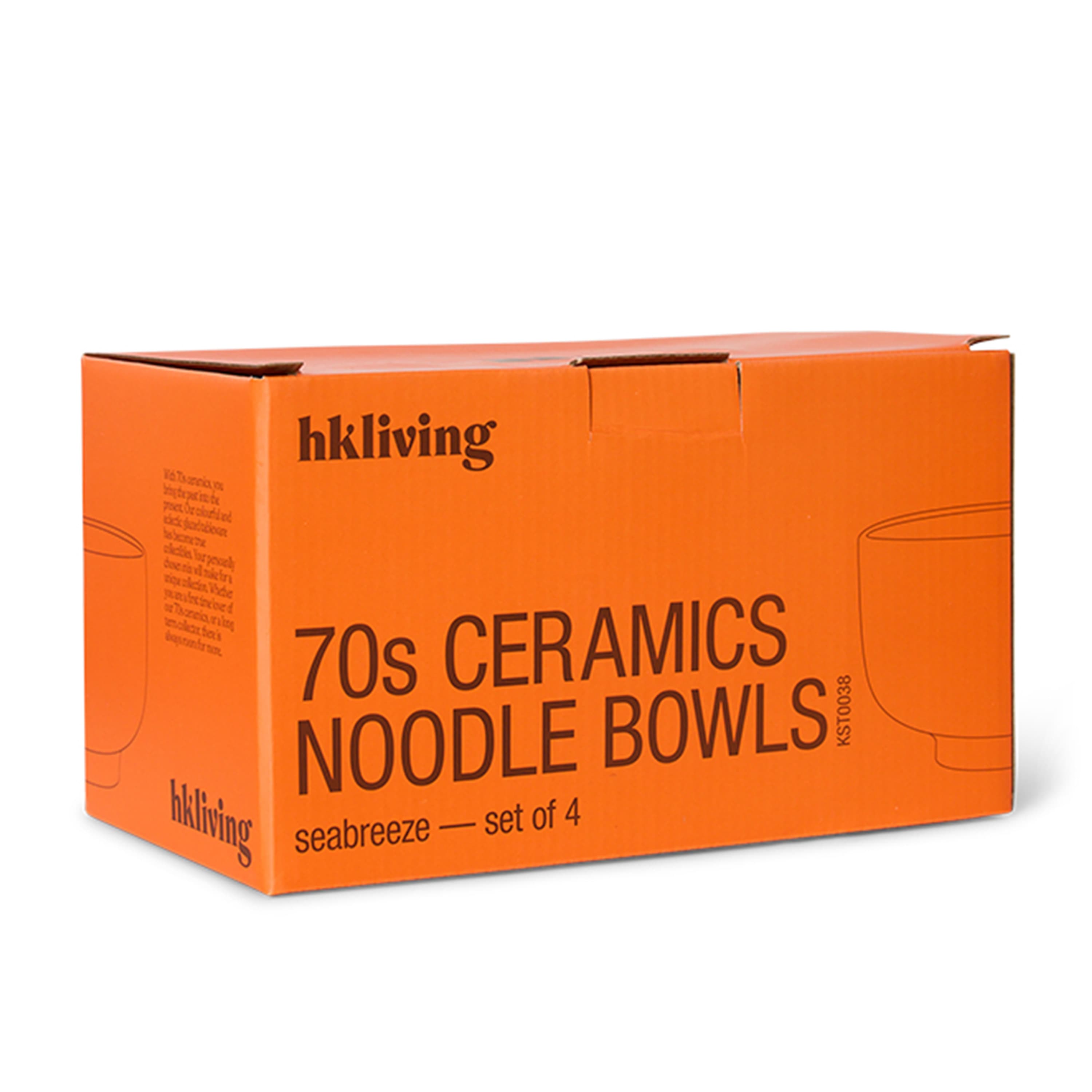 70s Ceramics Kulho Seabreeze 4-pack