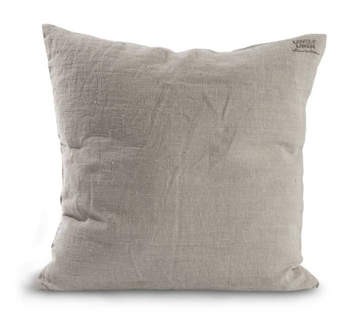 Lovely tyynynpäällinen pellava natural beige 50x50
