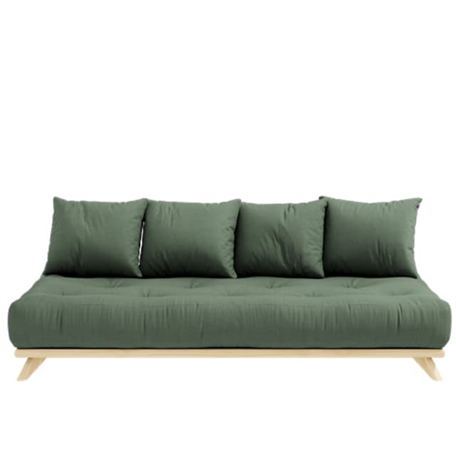 Senza Vuodesohva Luonnonvärinen/Oliivinvihreä 200cm