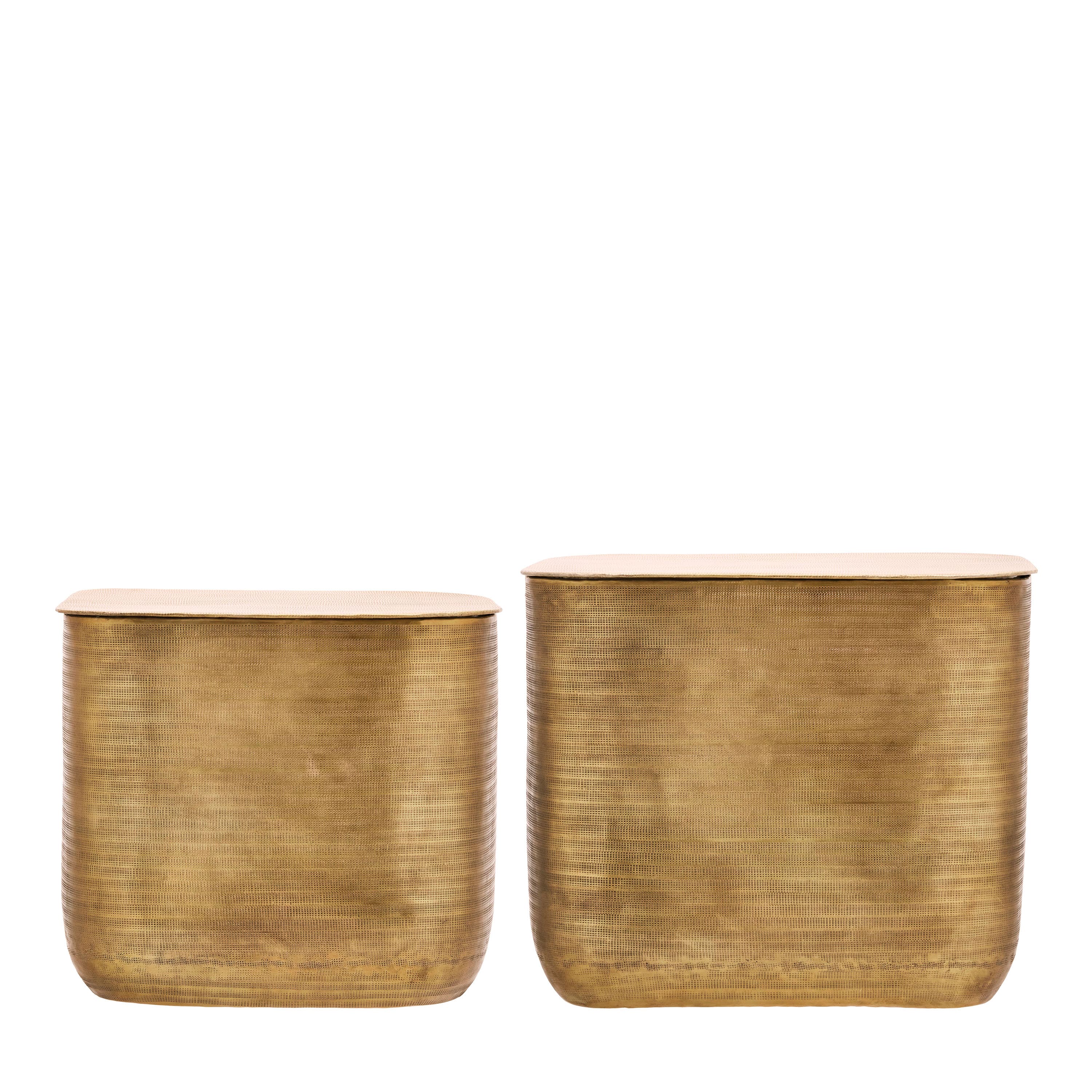 Cajas Sivupöytä Golden 2‑osainen