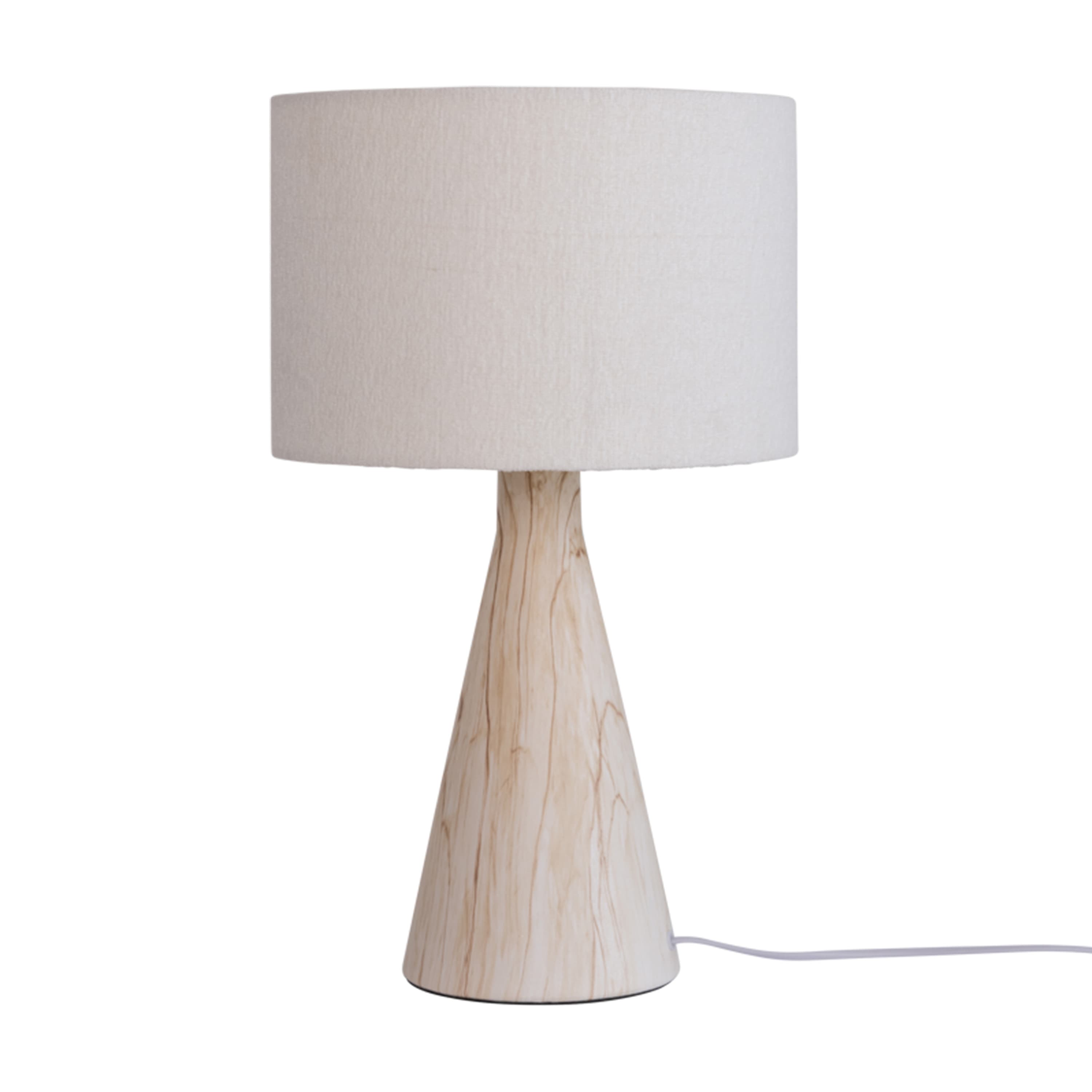 Jun Pöytävalaisin Tavertine/White 50cm