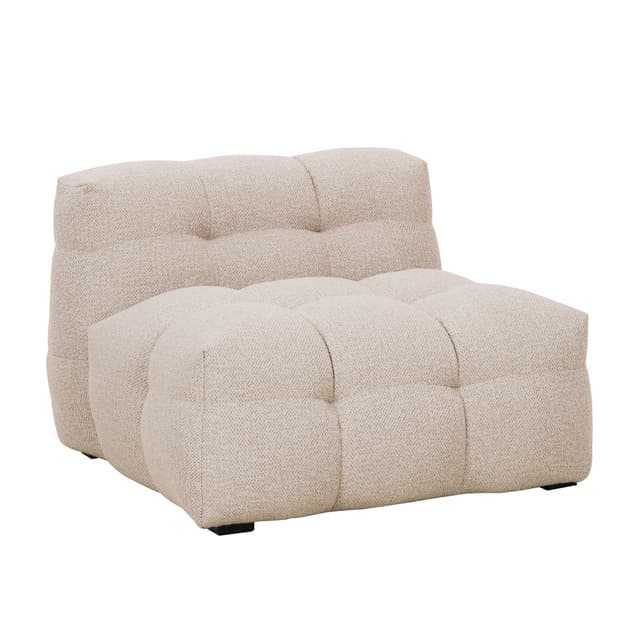 Billie Loungetuoli Beige Bouclé 89cm