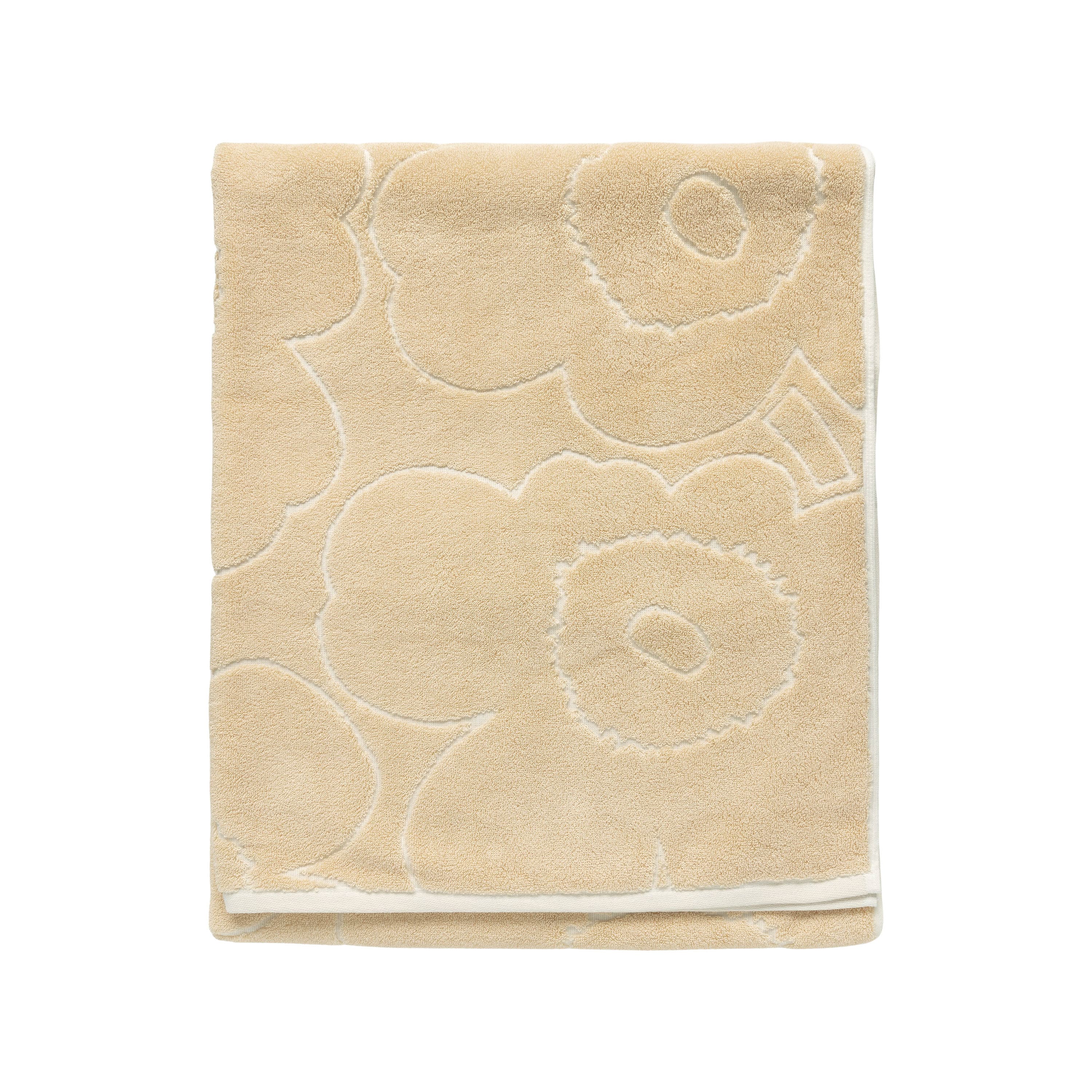 Piirto Unikko Kylpypyyhe Straw/Off White 70x150
