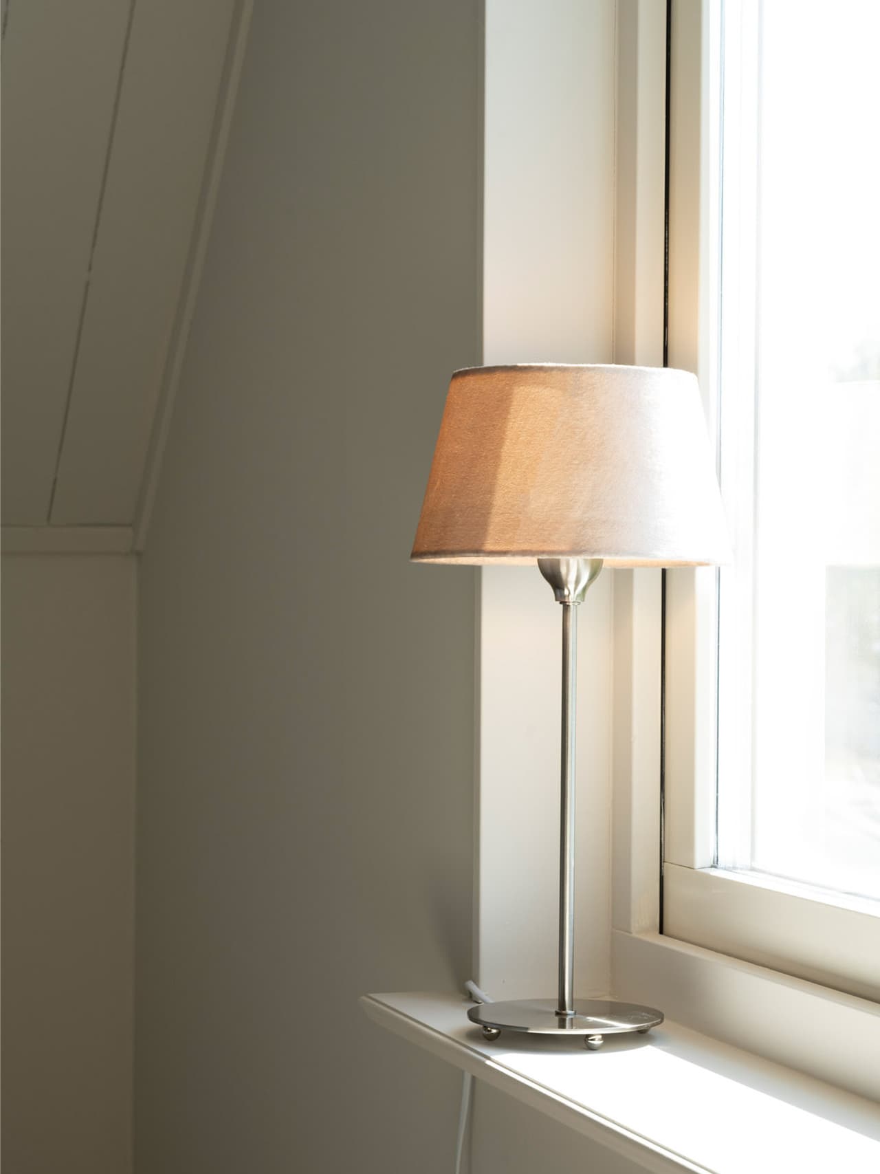 Line Lampunjalka Matt Chrome 45cm