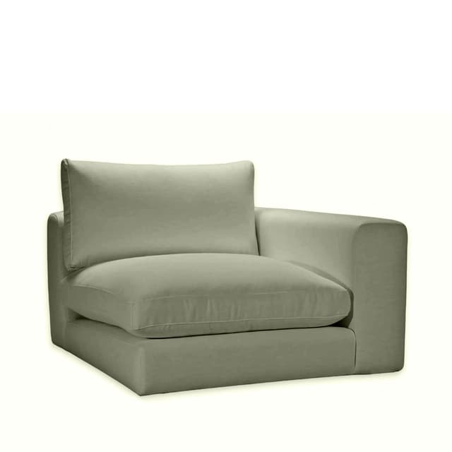 Capri 1-istuttava sohvaosa oikea käsinoja Green 107cm