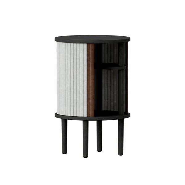 Audacious sivupöytä black oak/sterling 40x60