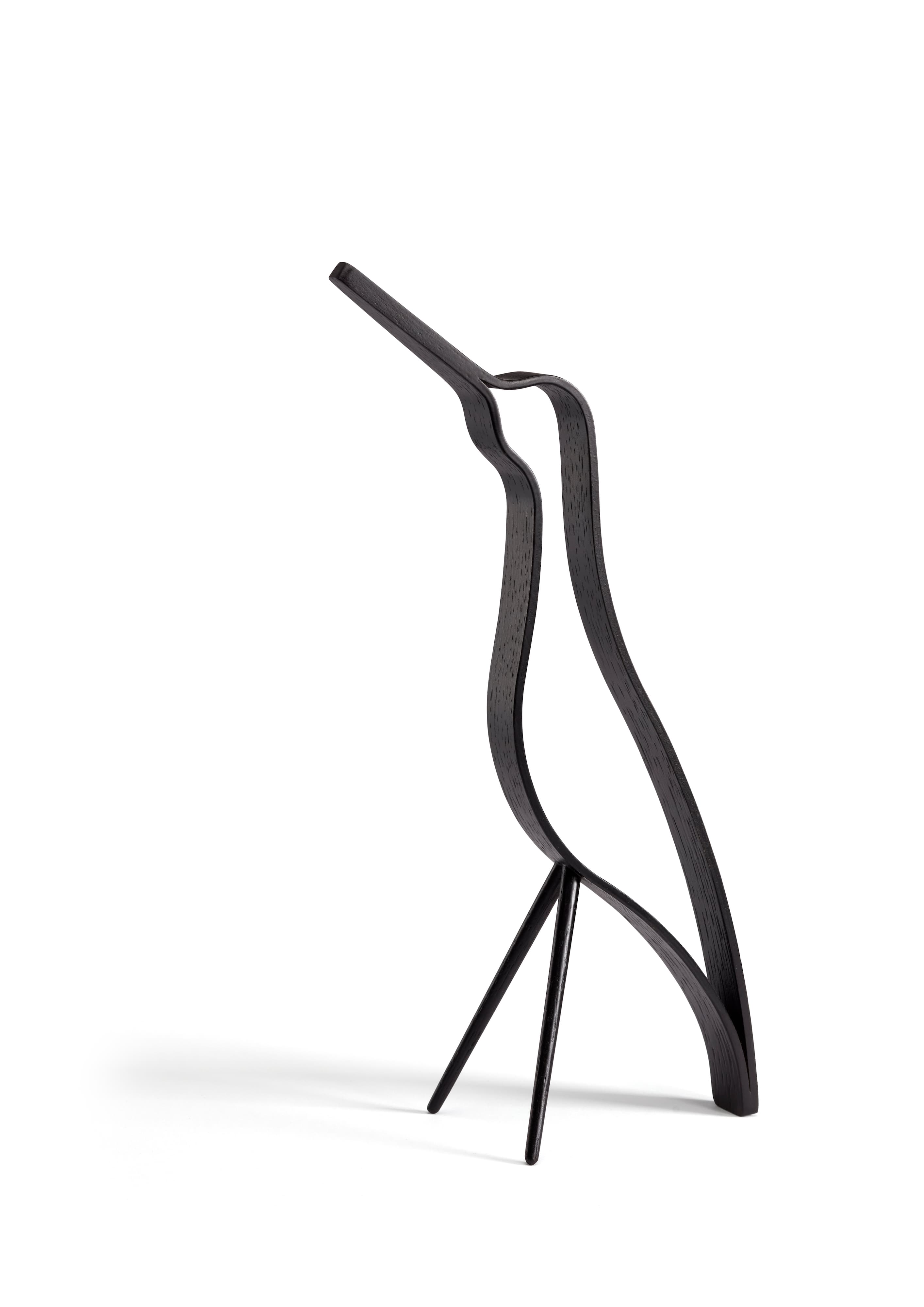 Woody Bird High Koriste Mustaksi Täytetty Tammi 32cm
