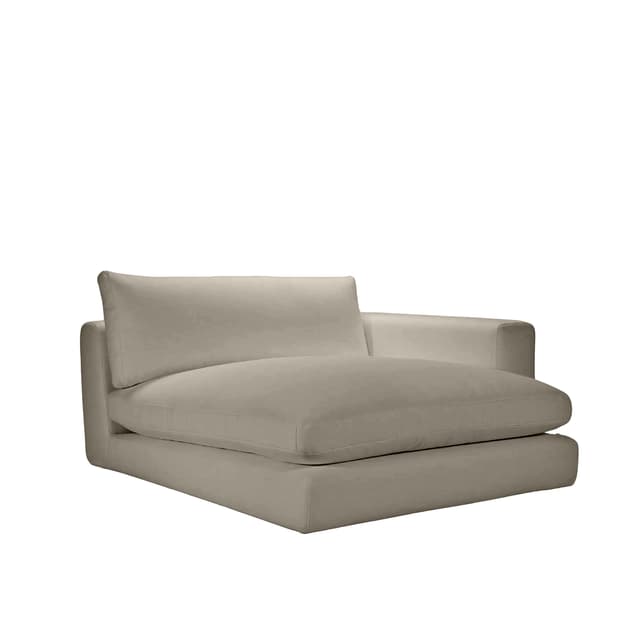 Capri 1,5-istuttava Divaanimoduuli Oikea Käsinoja Taupe 142x155