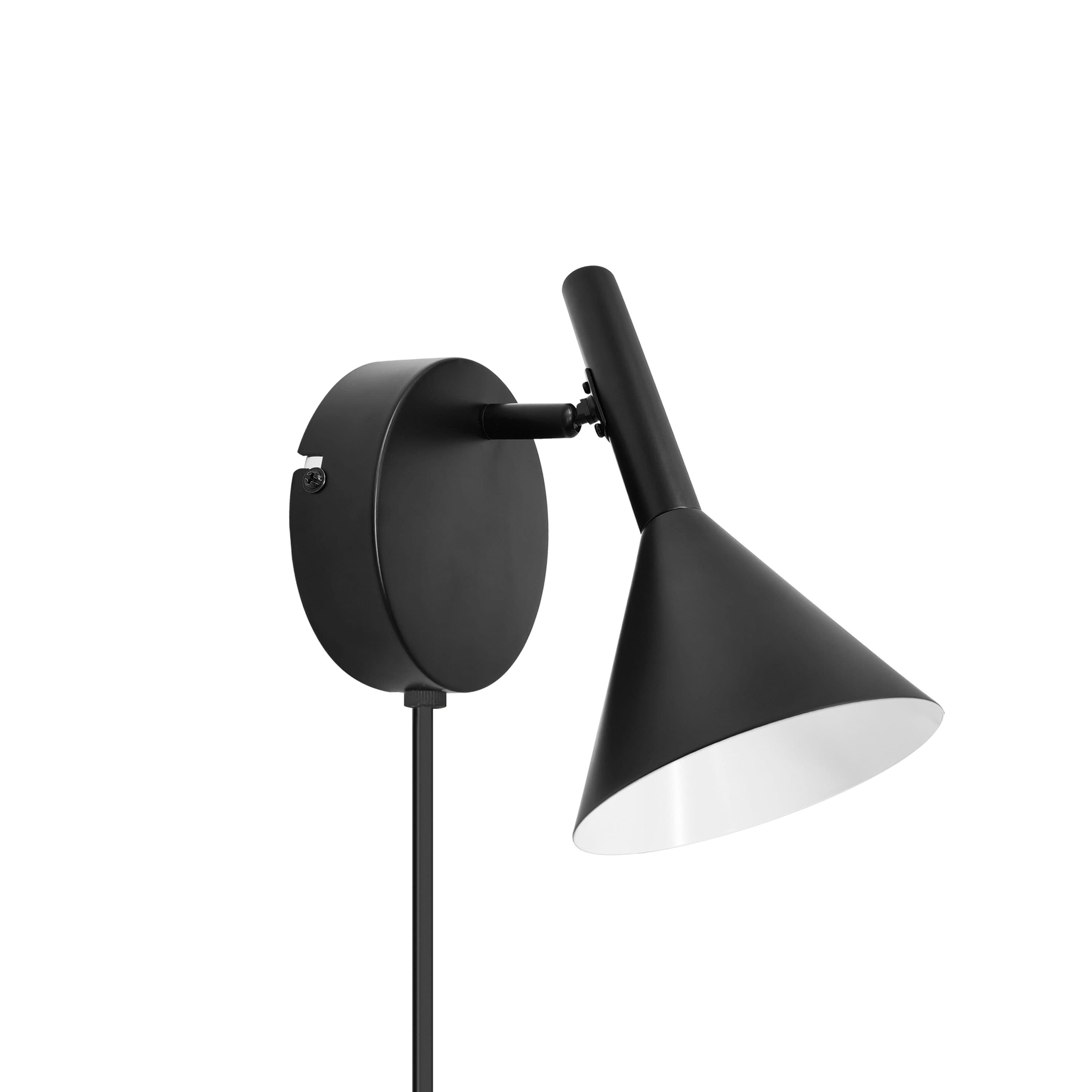 Kelvis Seinävalaisin Musta 19cm