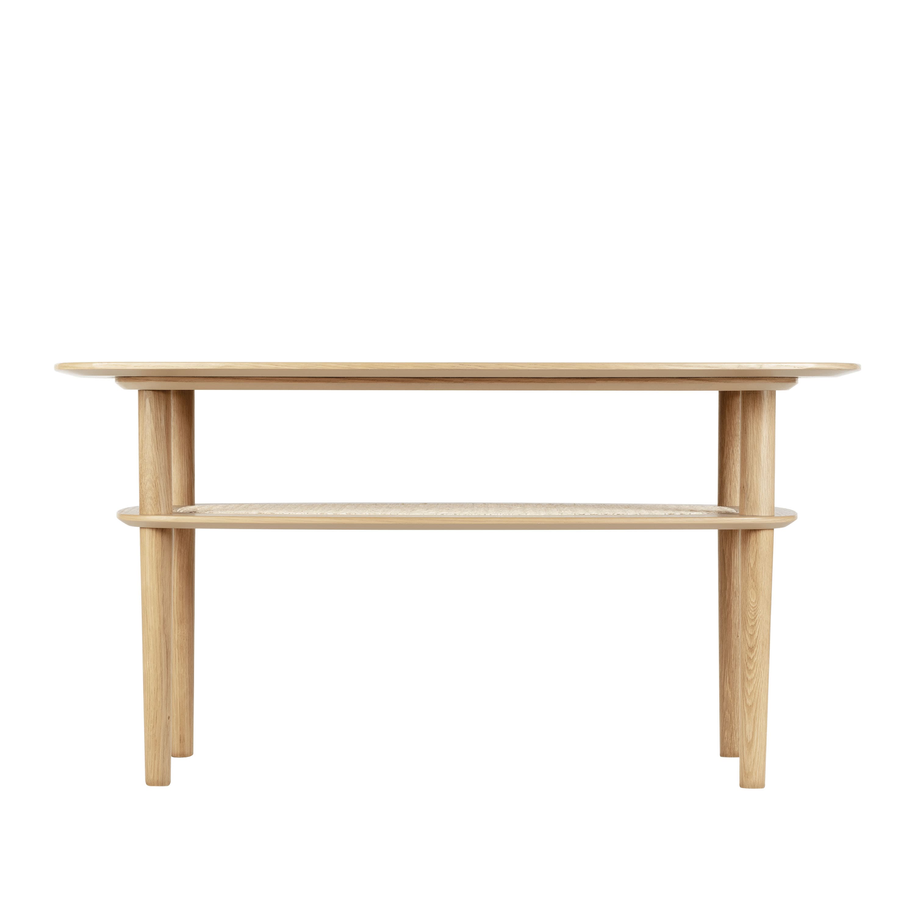 Together Sohvapöytä Sleek Rectangle Oak 100x60