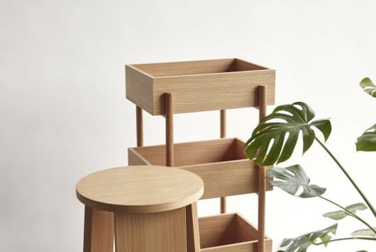 Stack Sivupöytä FSC Tammea 43 x 90 cm